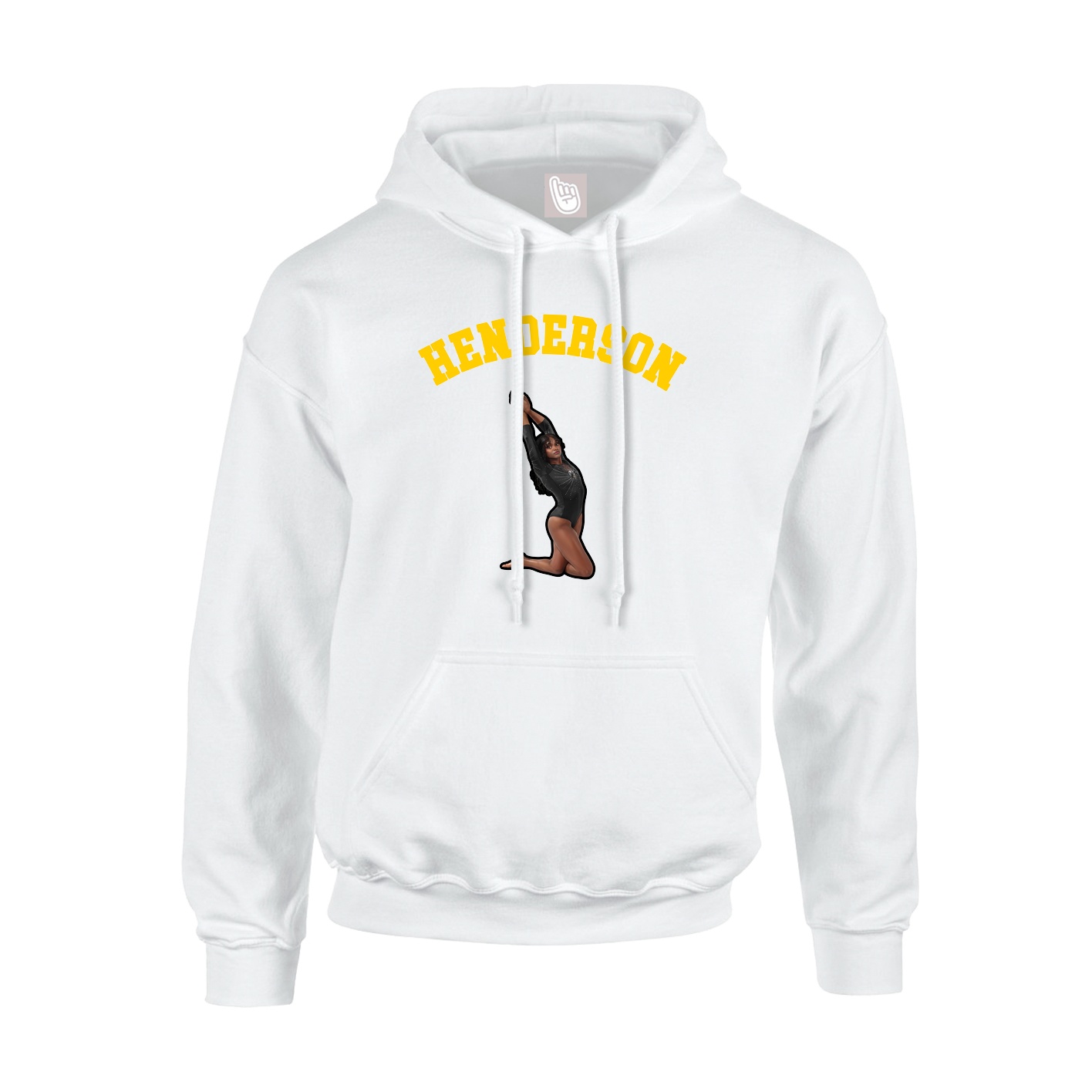 Youth Hoodie — Shirsey Arch in White
