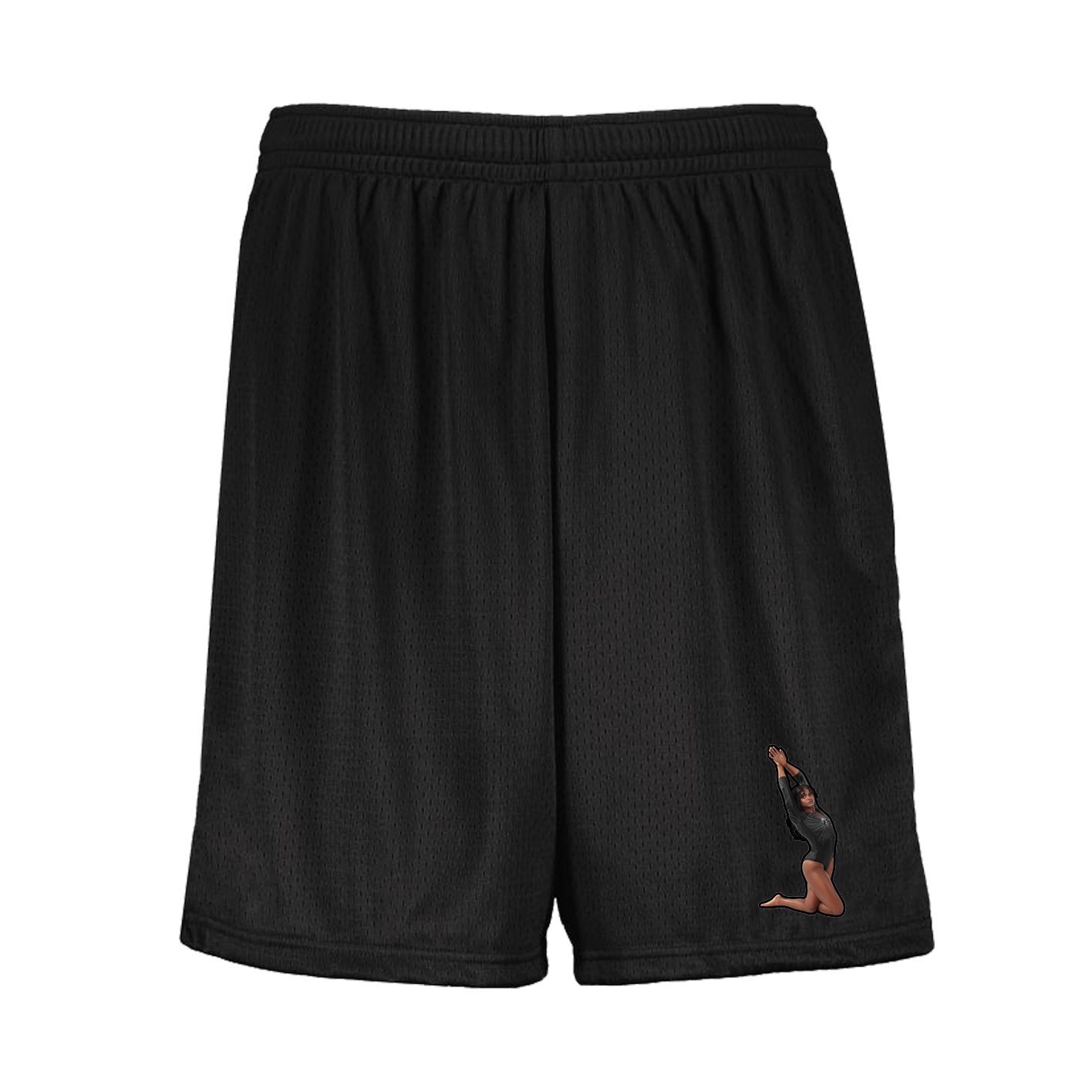Shorts — Name Vertical in Black