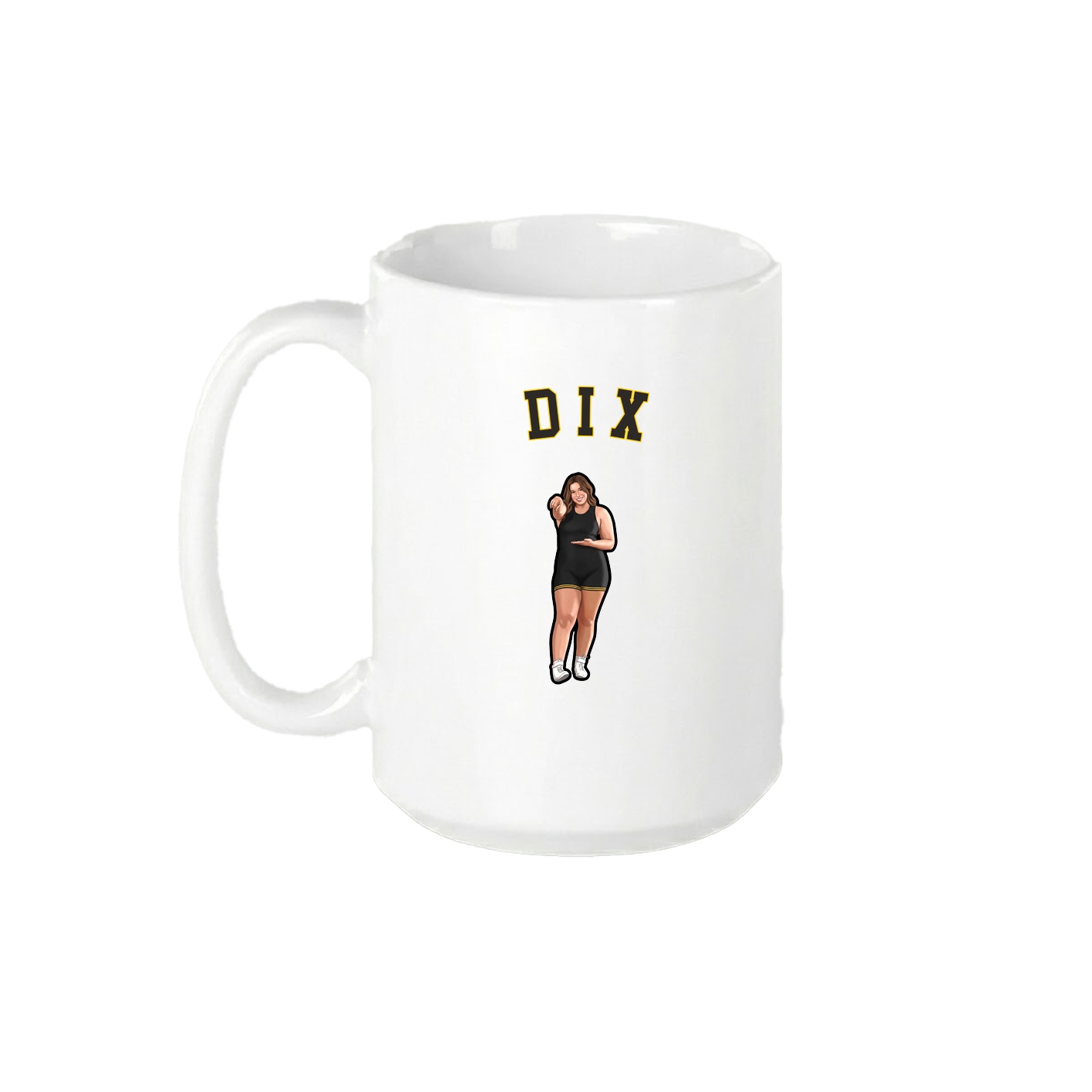 15oz Coffee Mug — Shirsey Arch in White