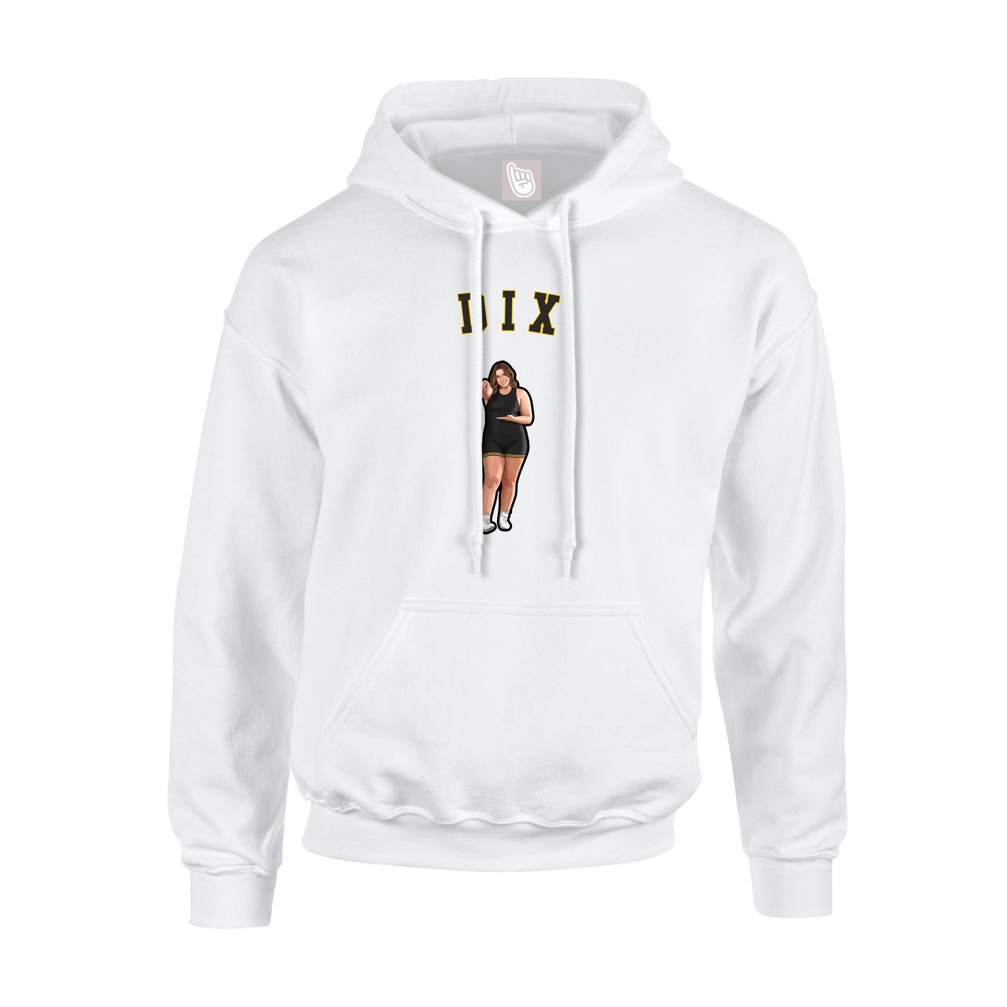 Hoodie — Shirsey Arch in White