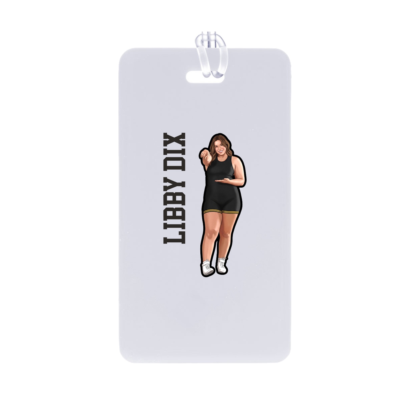 Bag Tag — Name Vertical in Classic