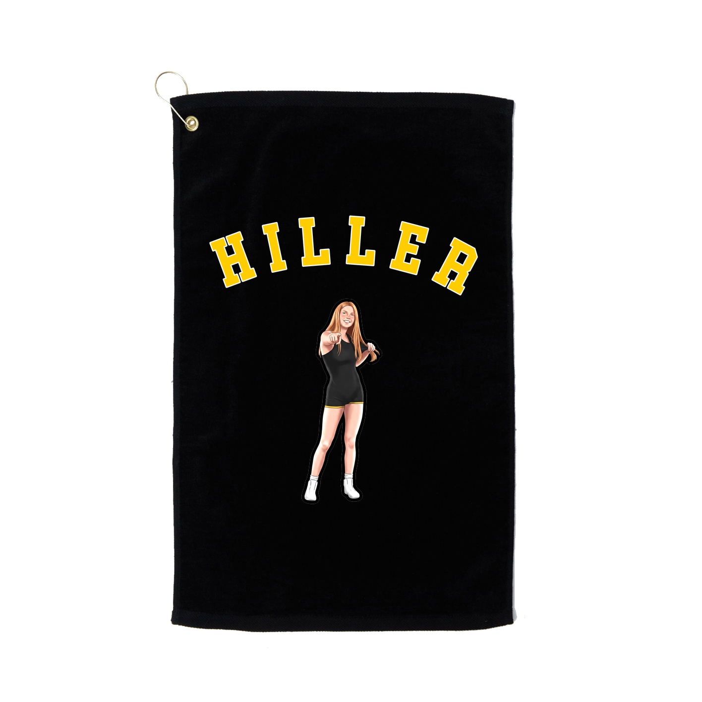 Golf Towel — Shirsey Arch in Black
