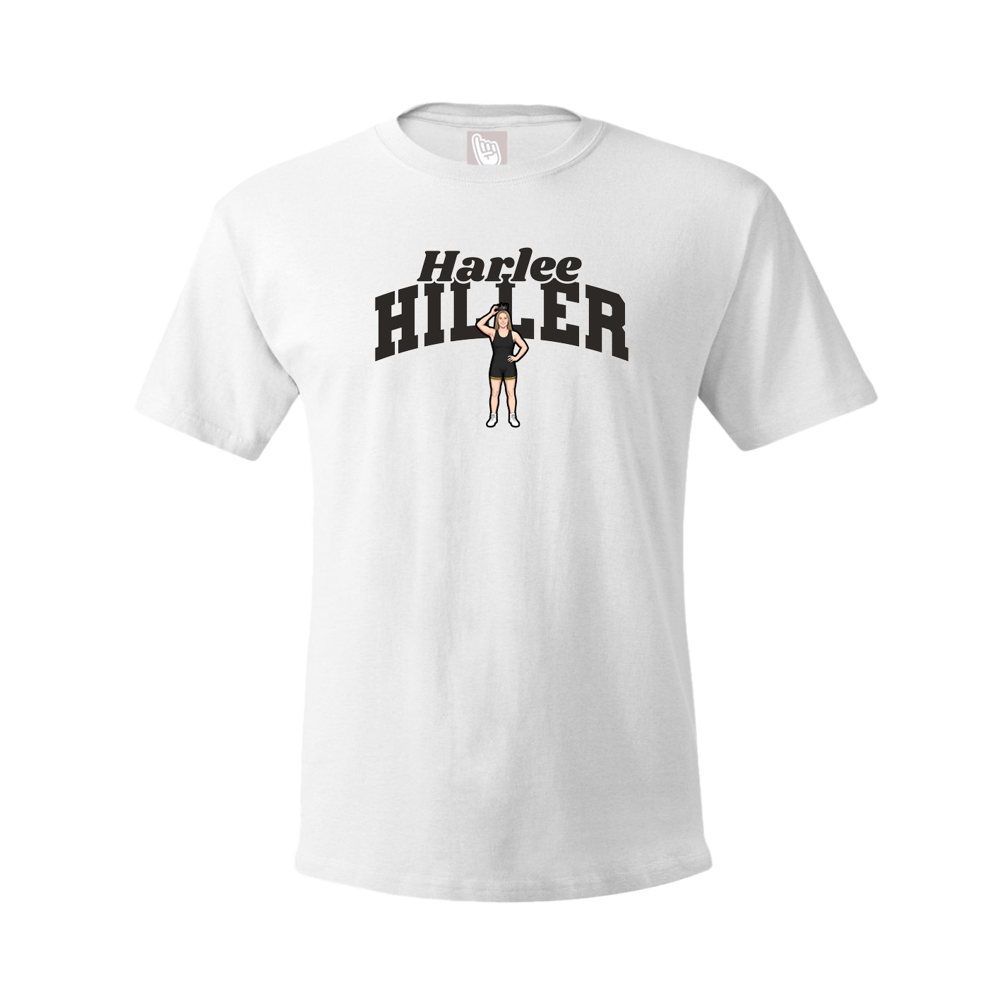 Youth Tee — Signature Arch in White