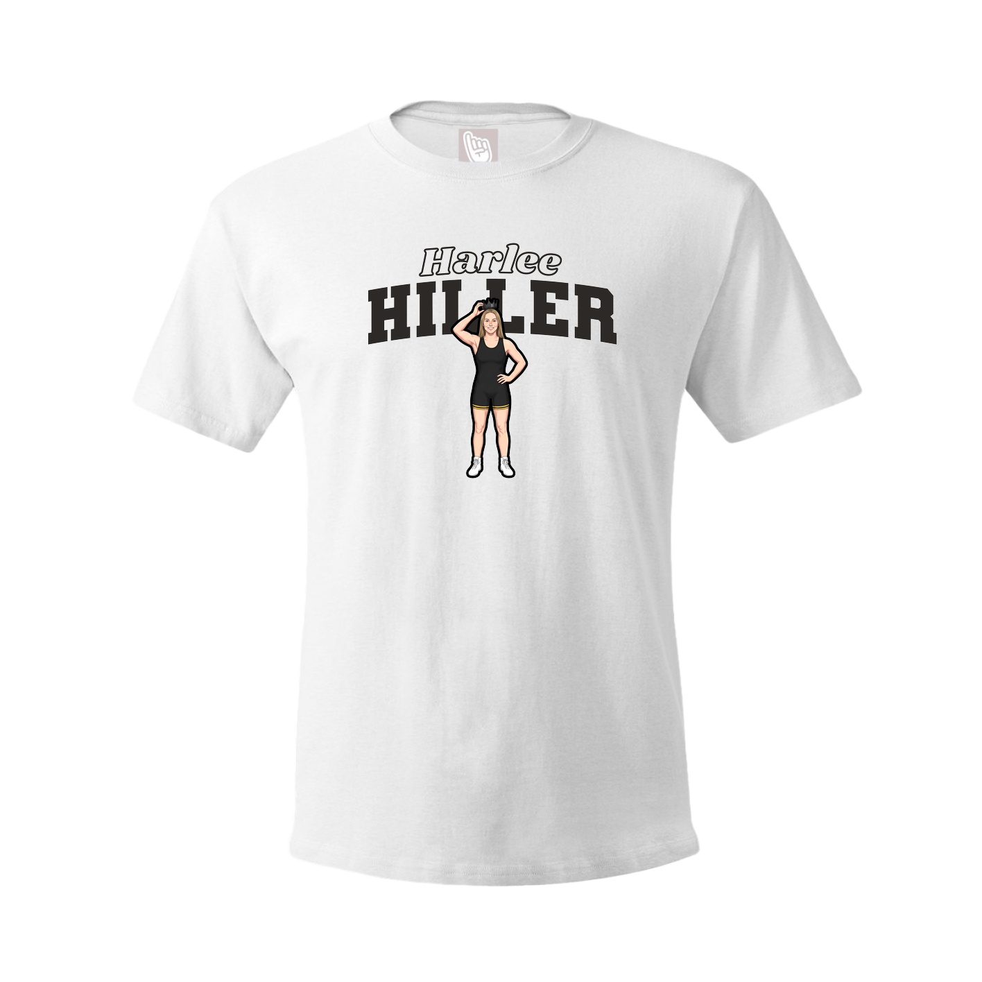 Tee — Name Arch in White