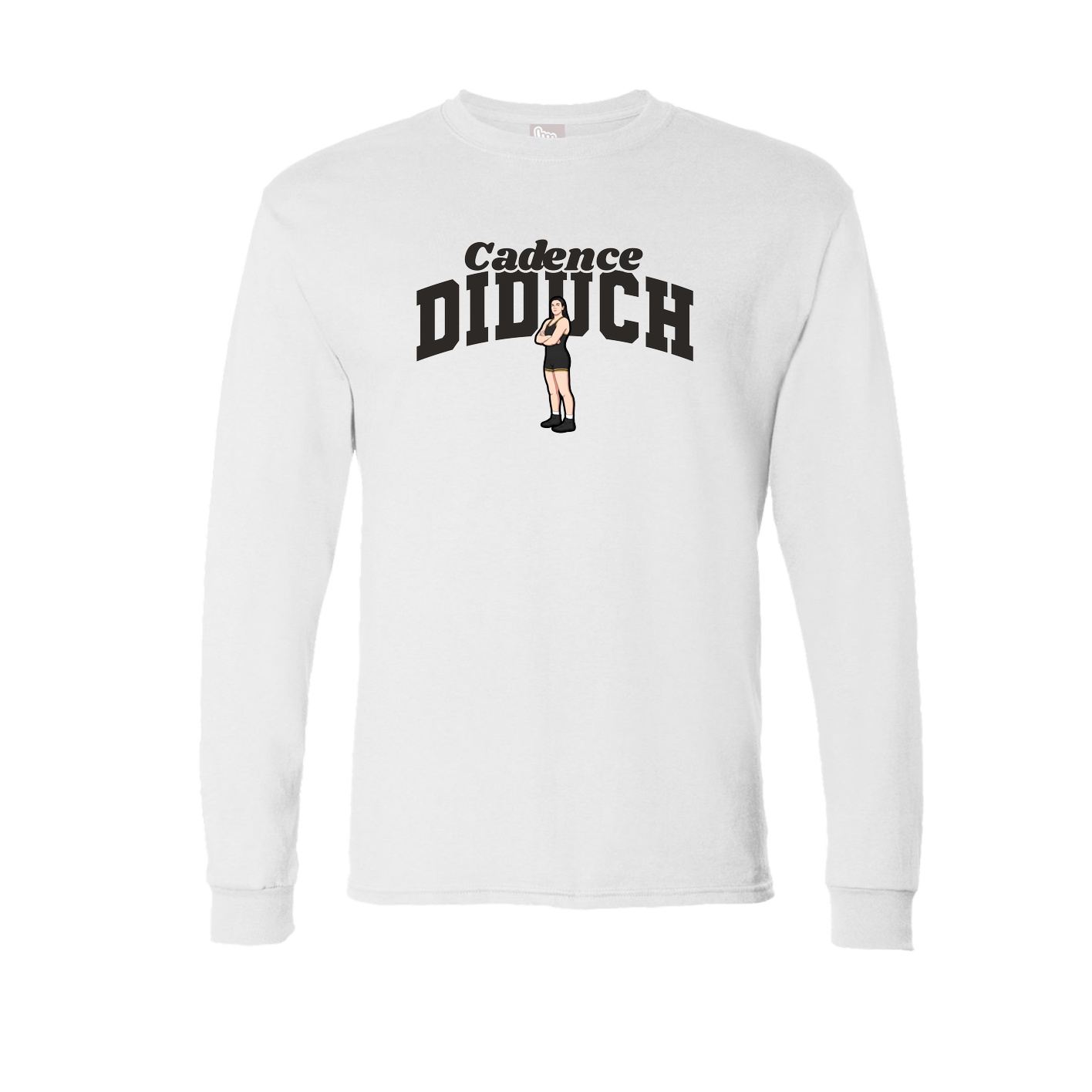 Long Sleeve Tee — Signature Arch in White