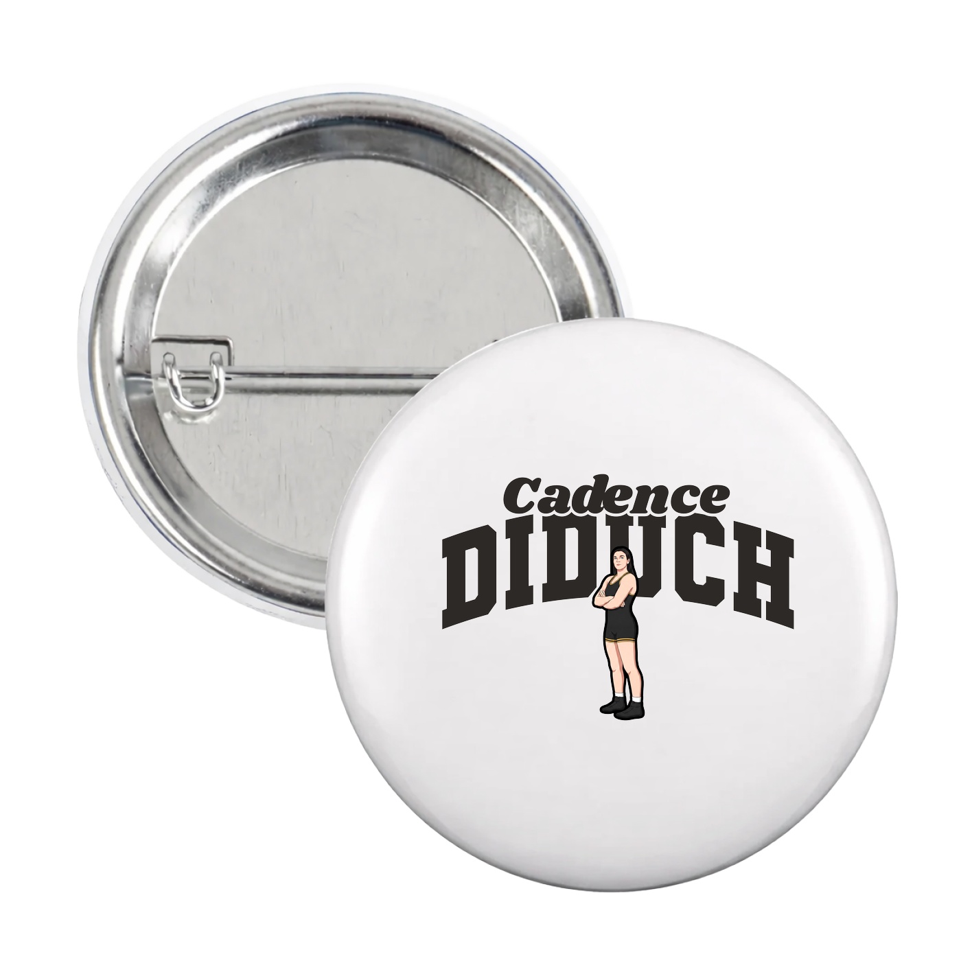 Game Day Button — Signature Arch in White