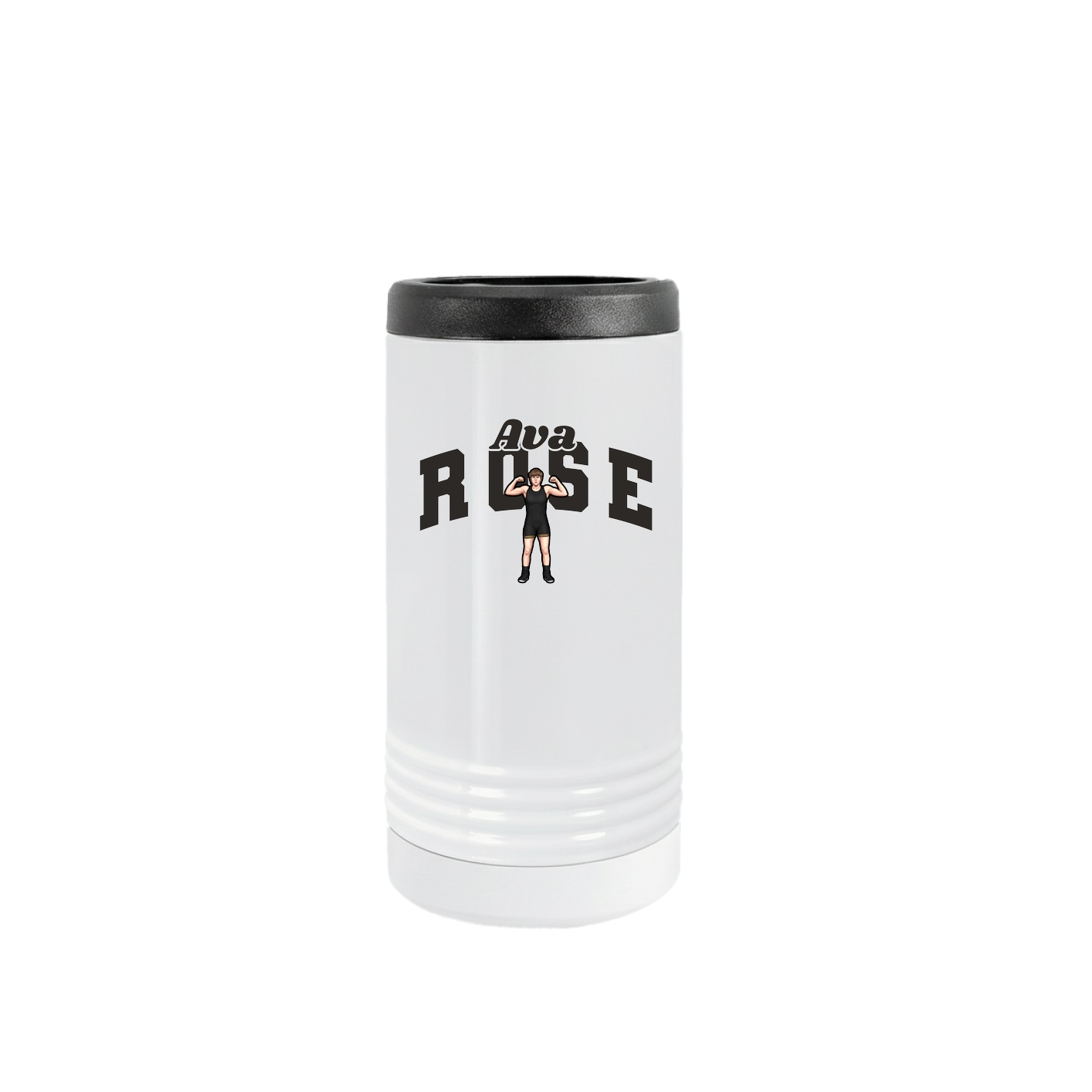 Slim Beverage Holder — Signature Arch in White