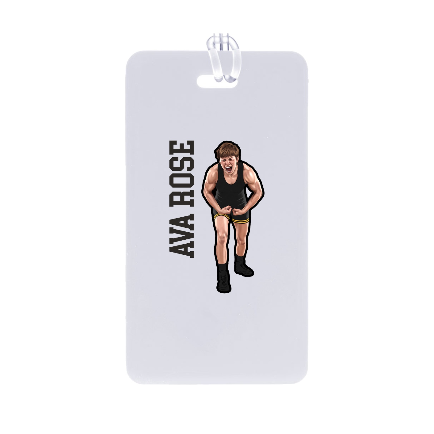 Bag Tag — Name Vertical in Classic