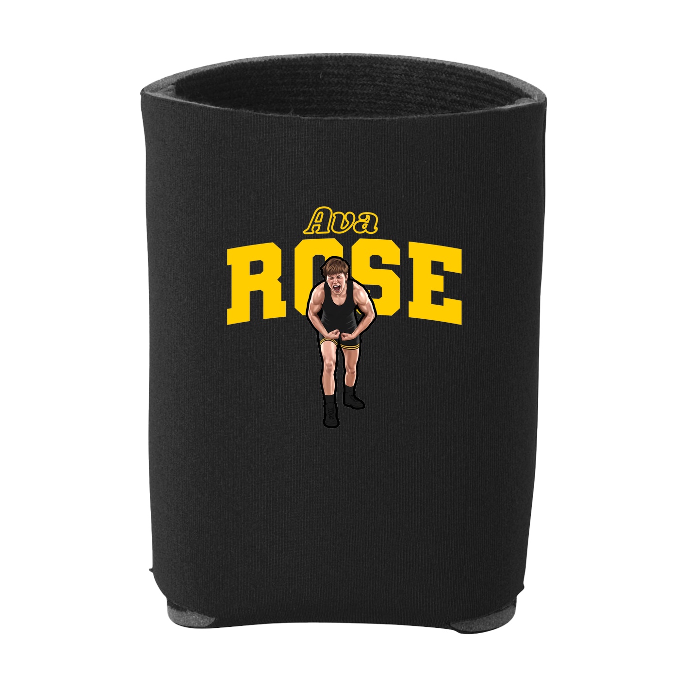 Can Holder — Name Arch in Black