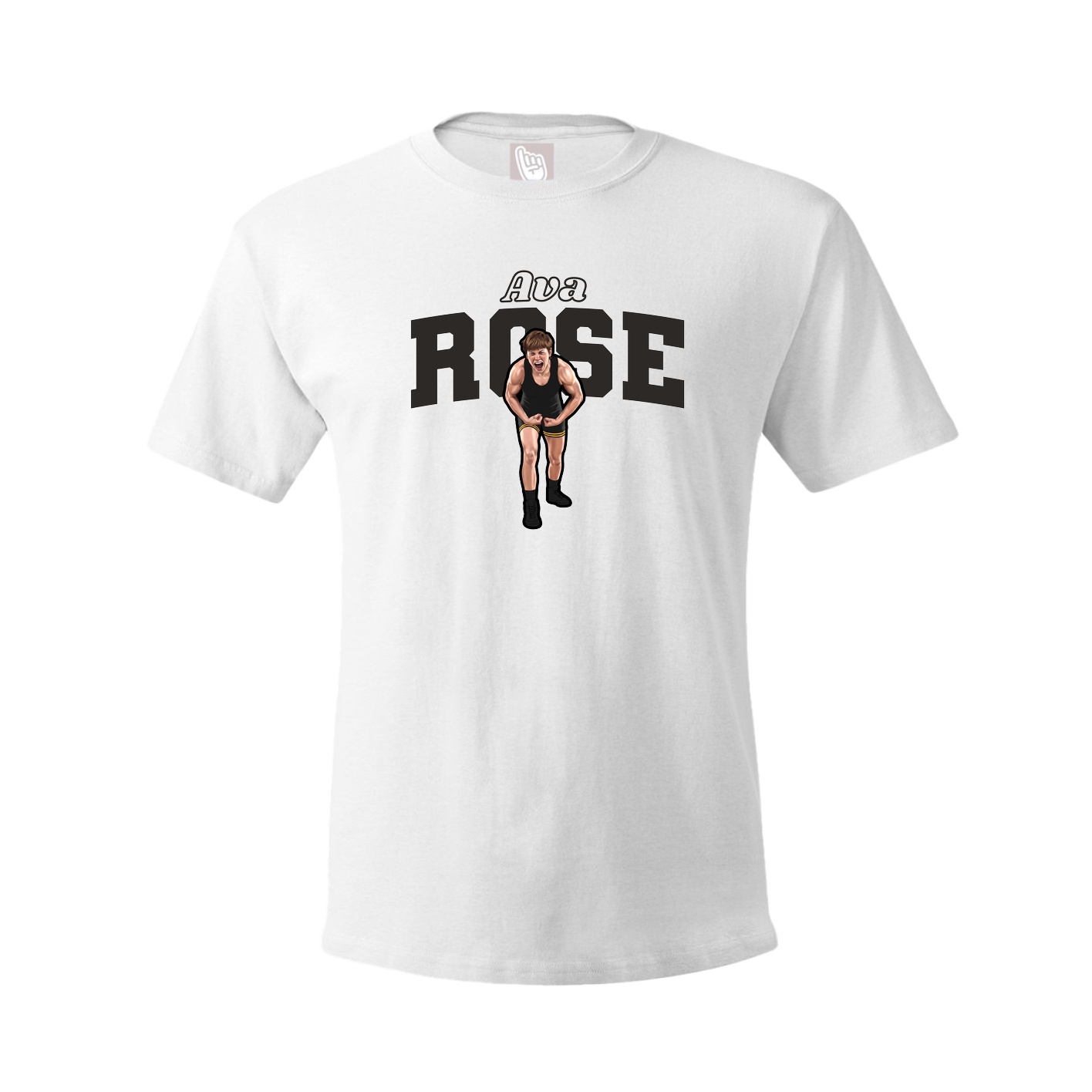 Tee — Name Arch in White