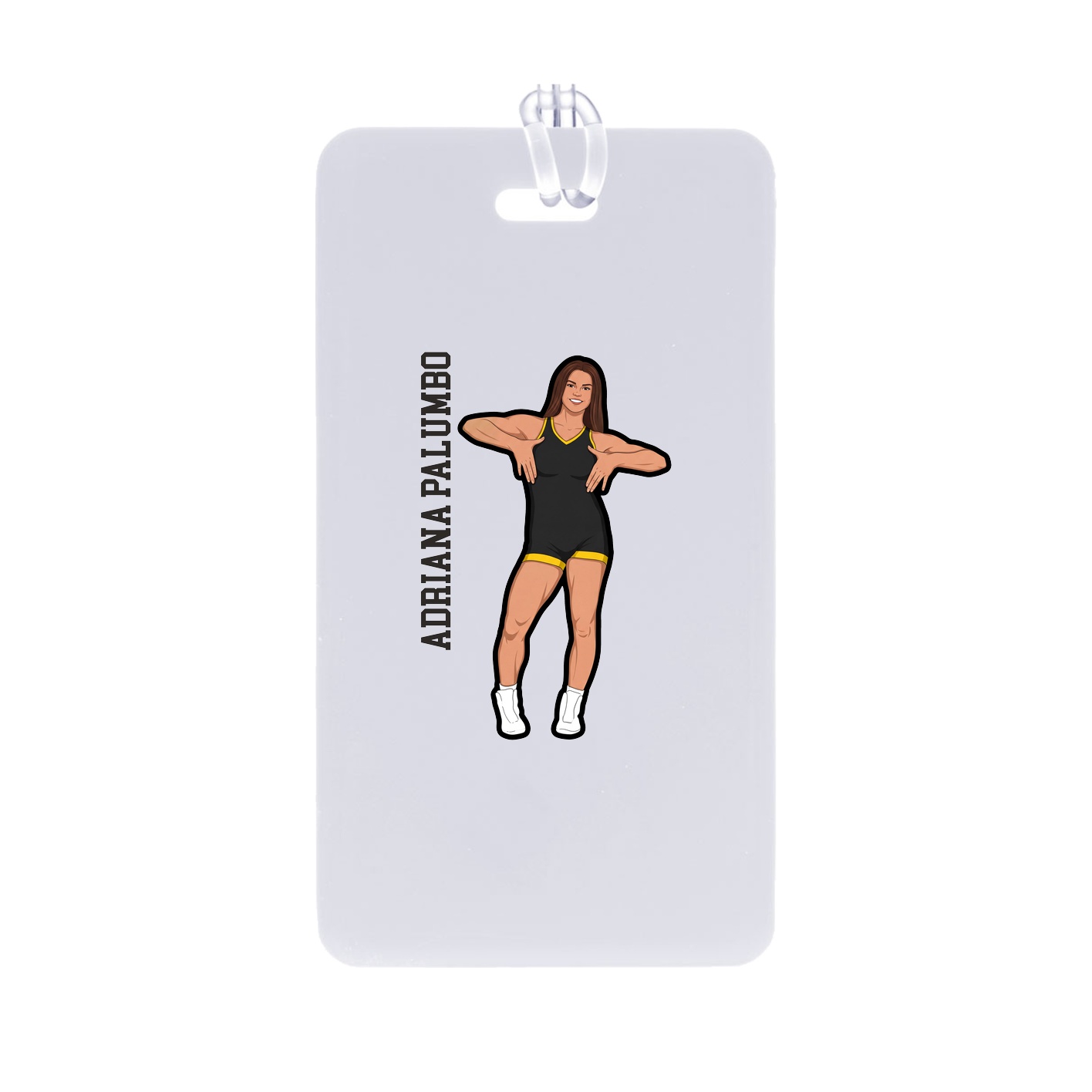 Bag Tag — Name Vertical in Classic