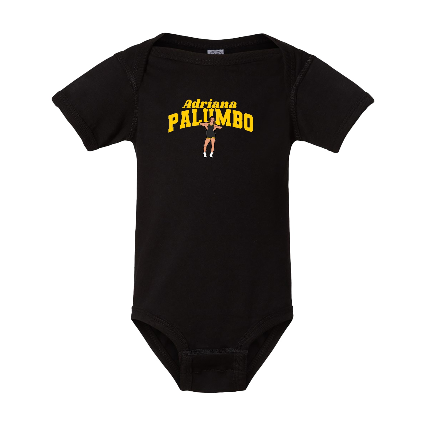 Baby Onesie — Signature Arch in Black