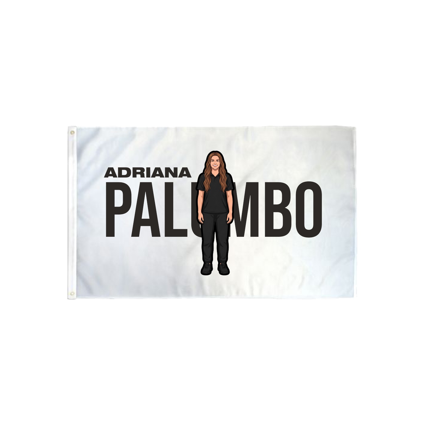 3x5 Flag — Player Name in Classic