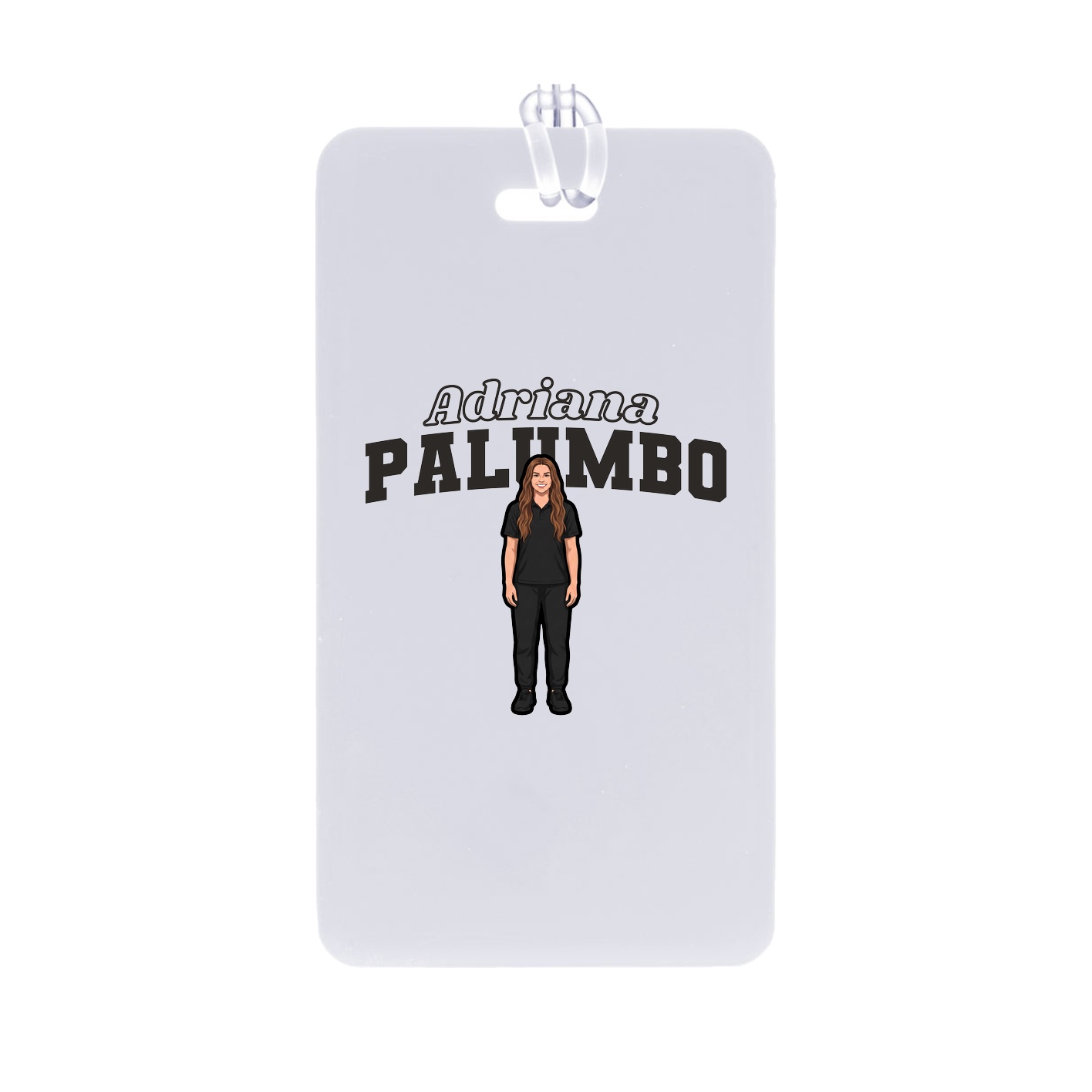 Bag Tag — Name Arch in Classic
