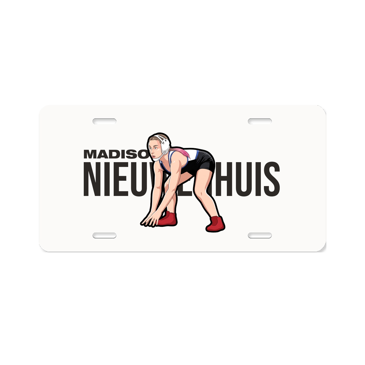 License Plate — Player Name in Classic