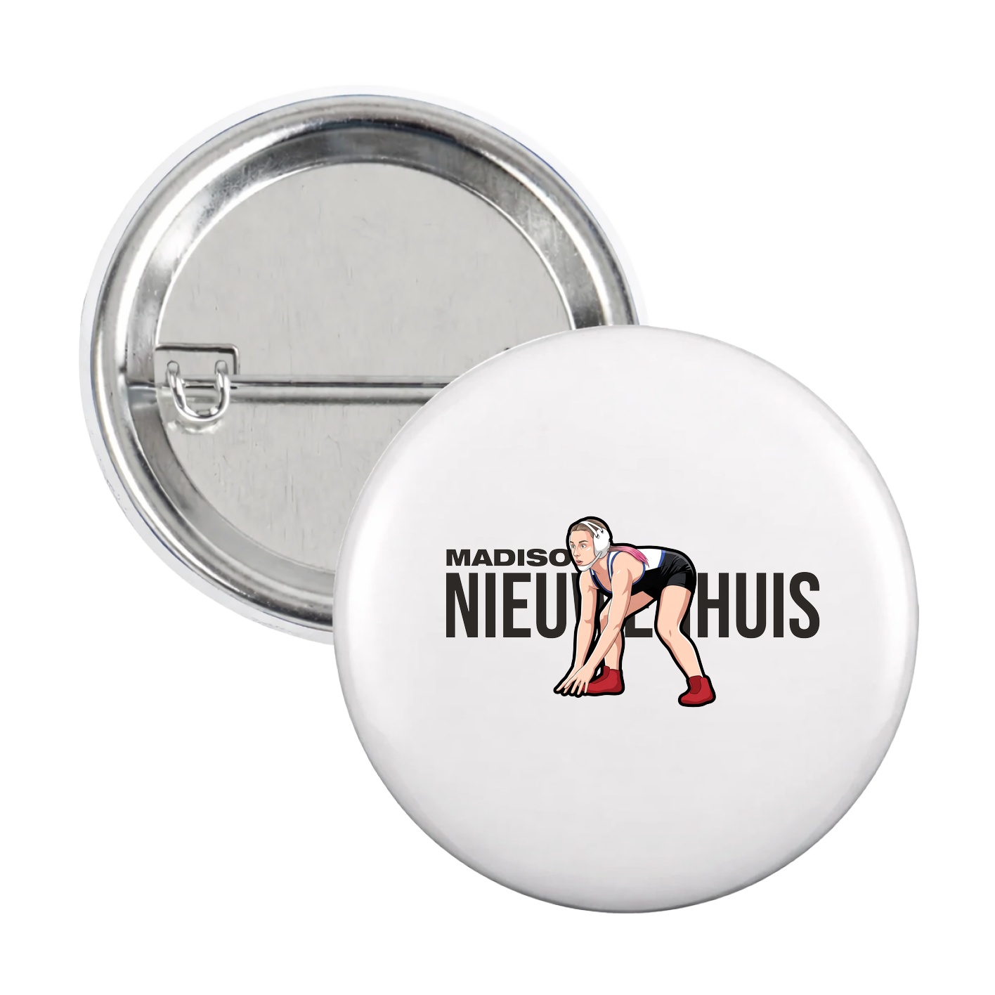 Game Day Button — Player Name in White