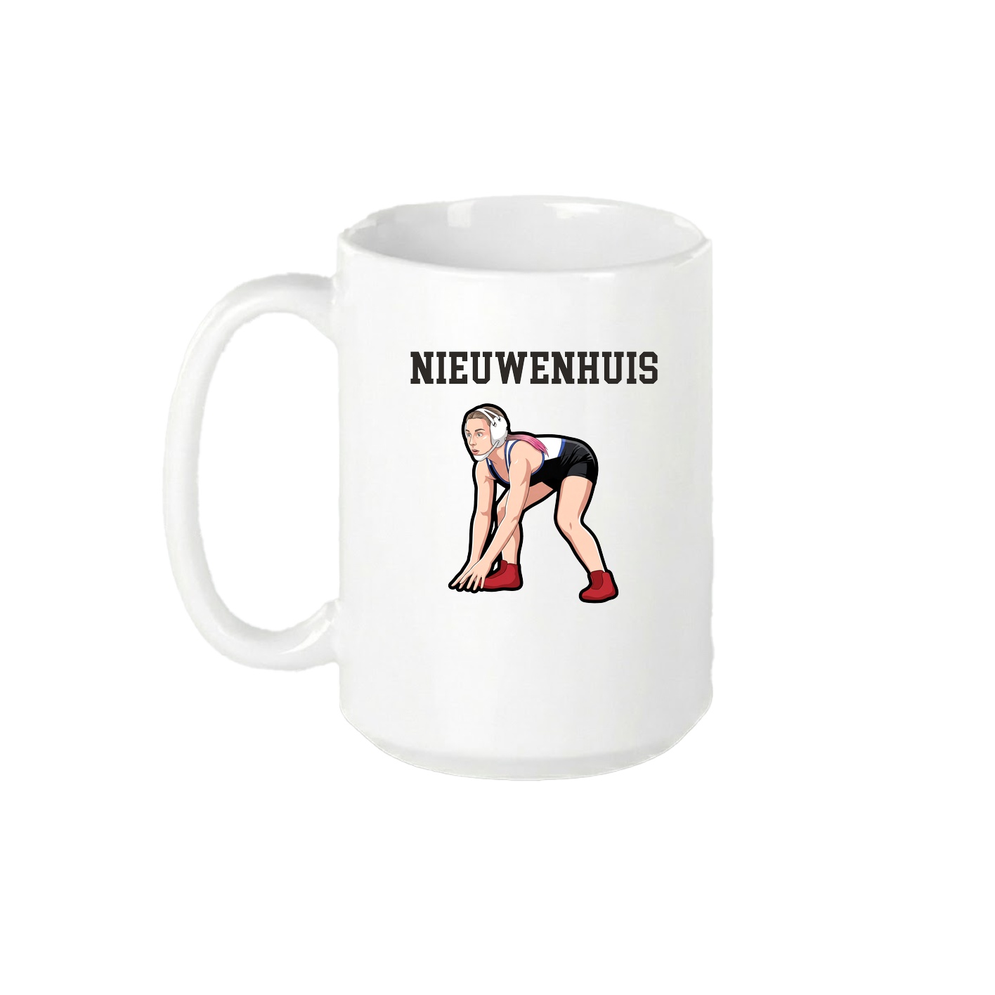 15oz Coffee Mug — Shirsey in White