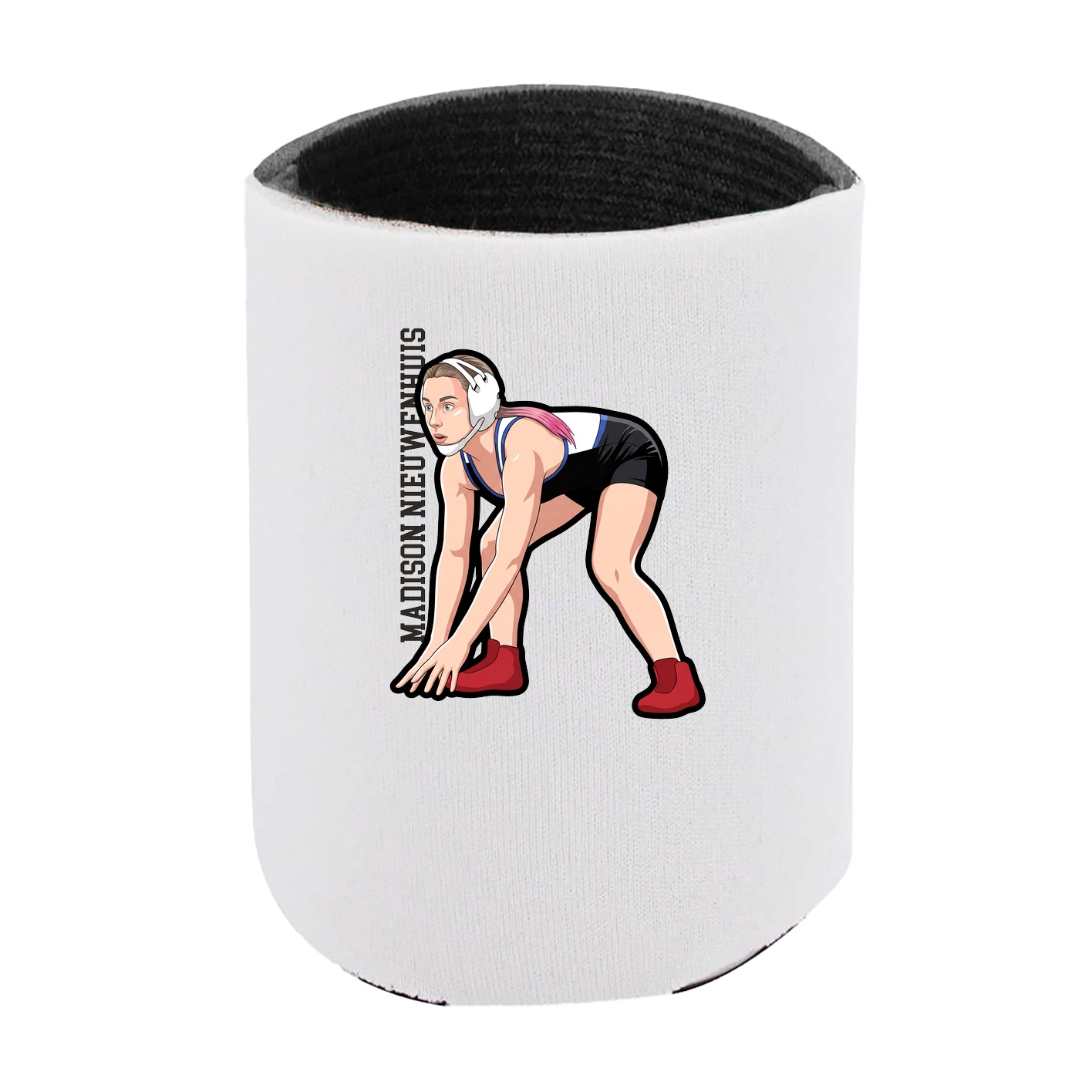 Can Holder — Name Vertical in White