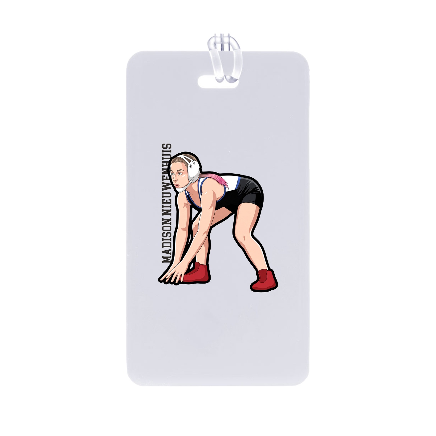 Bag Tag — Name Vertical in Classic