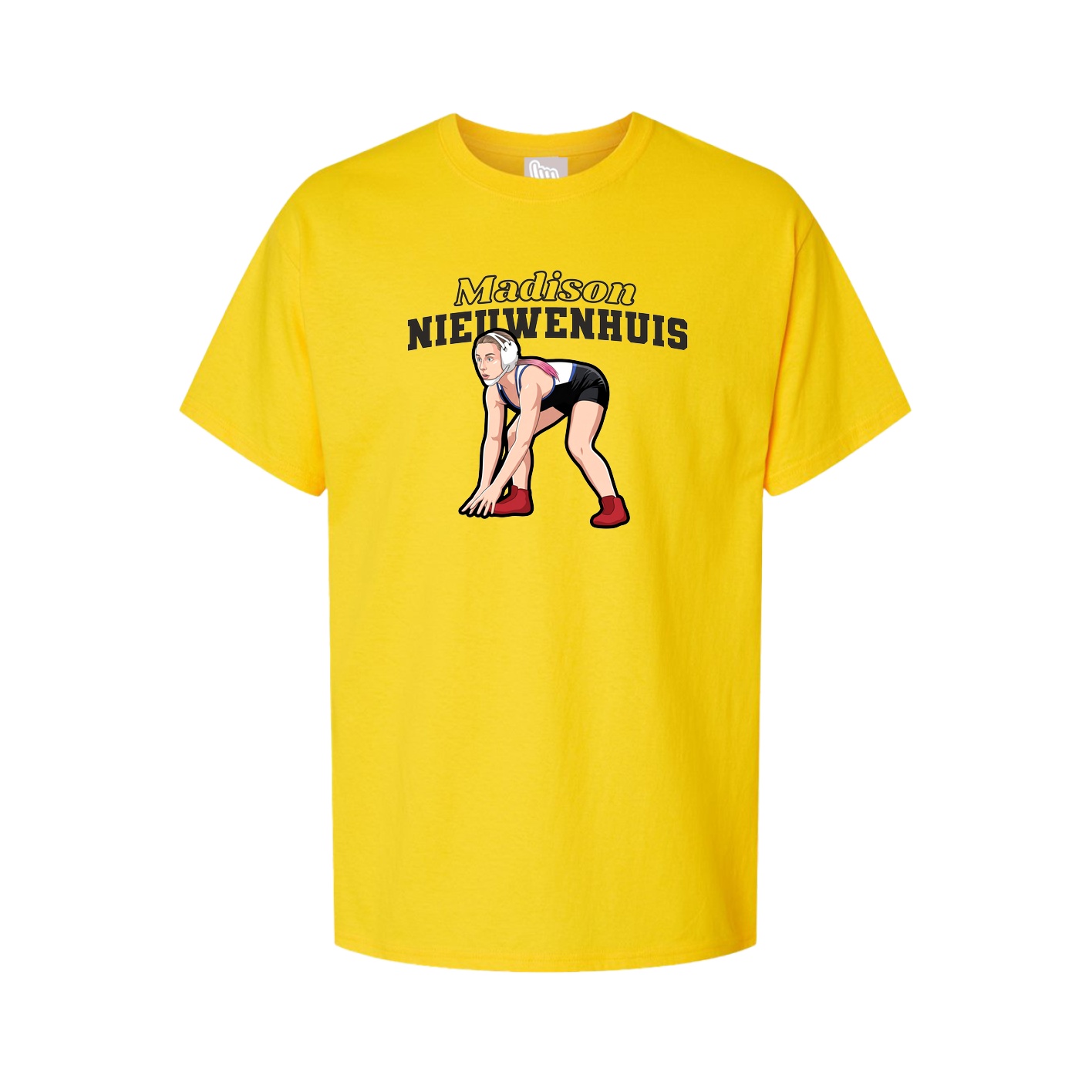 Tee — Name Arch in Gold