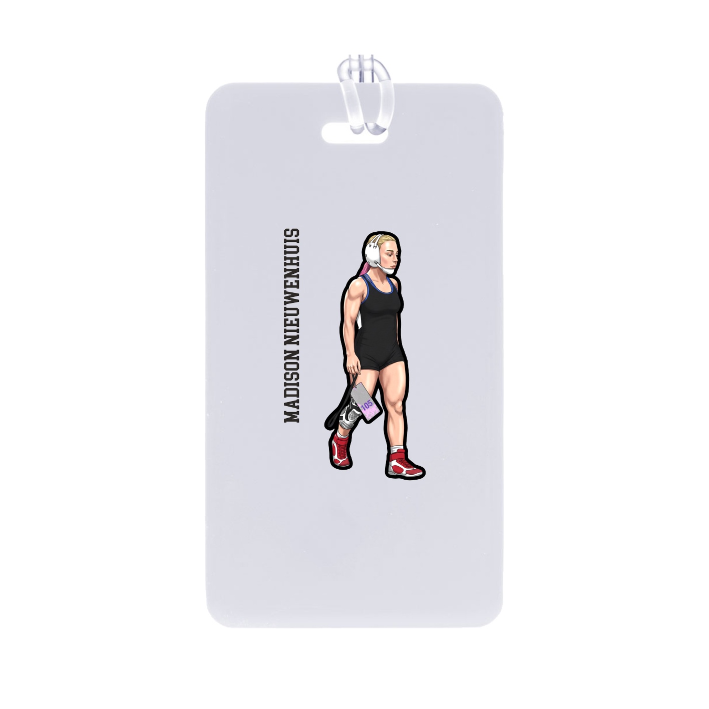 Bag Tag — Name Vertical in Classic