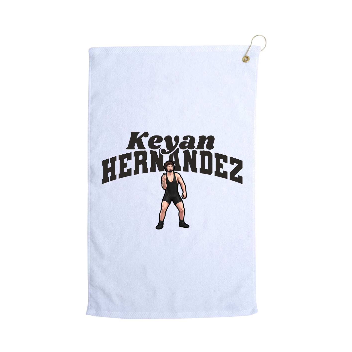 Golf Towel — Signature Arch in White