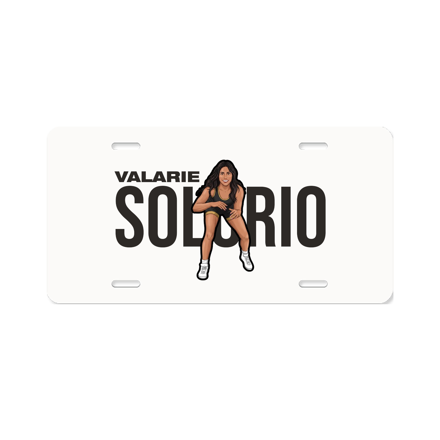 License Plate — Player Name in Classic
