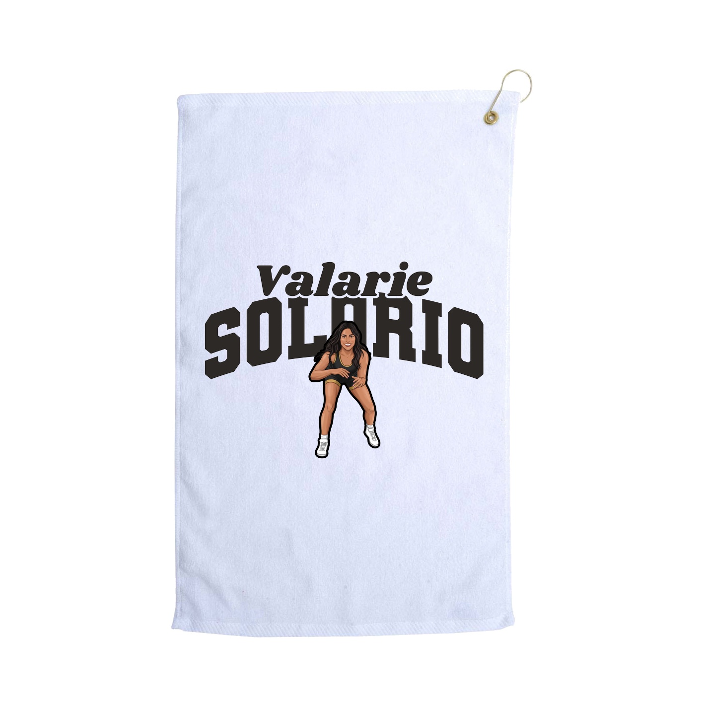 Golf Towel — Signature Arch in White