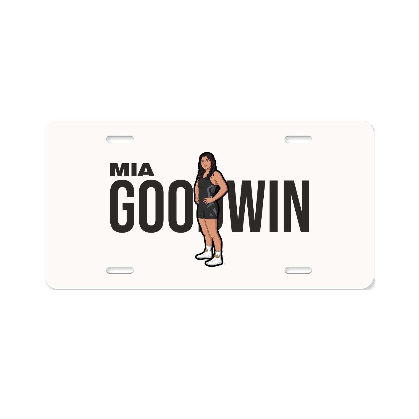 License Plate — Player Name in Classic