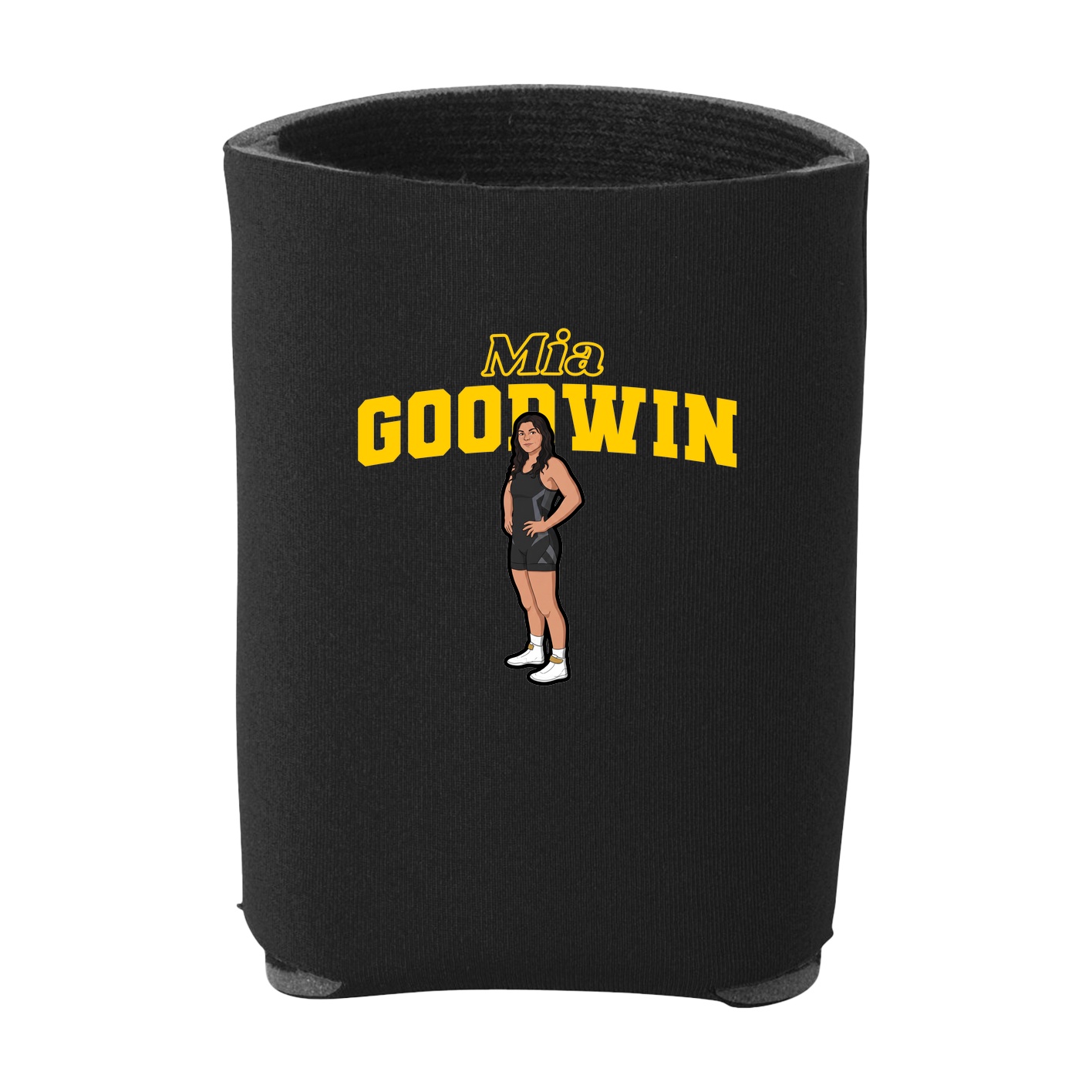 Can Holder — Name Arch in Black
