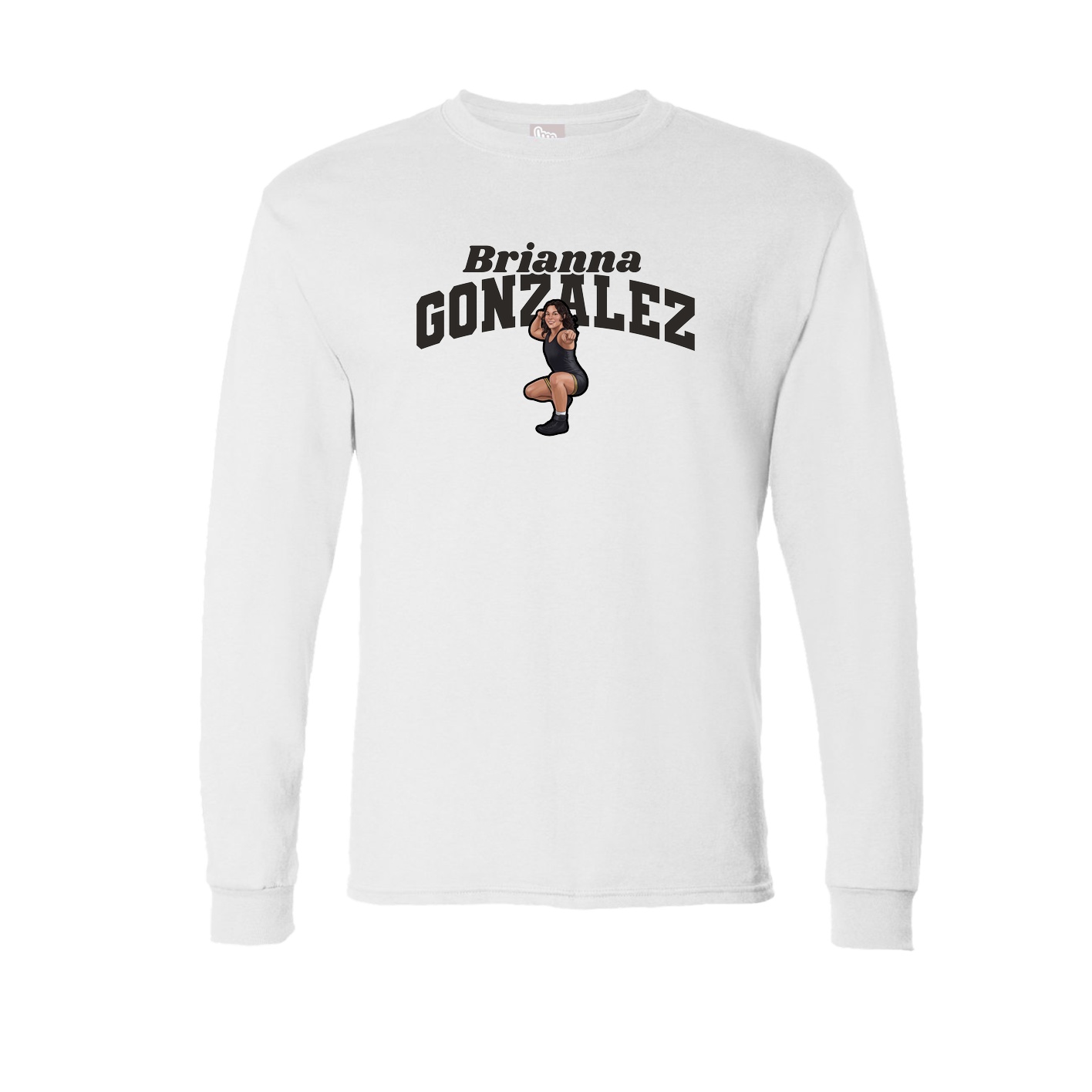 Long Sleeve Tee — Signature Arch in White