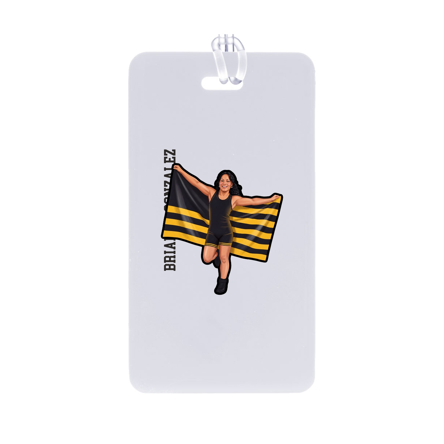 Bag Tag — Name Vertical in Classic