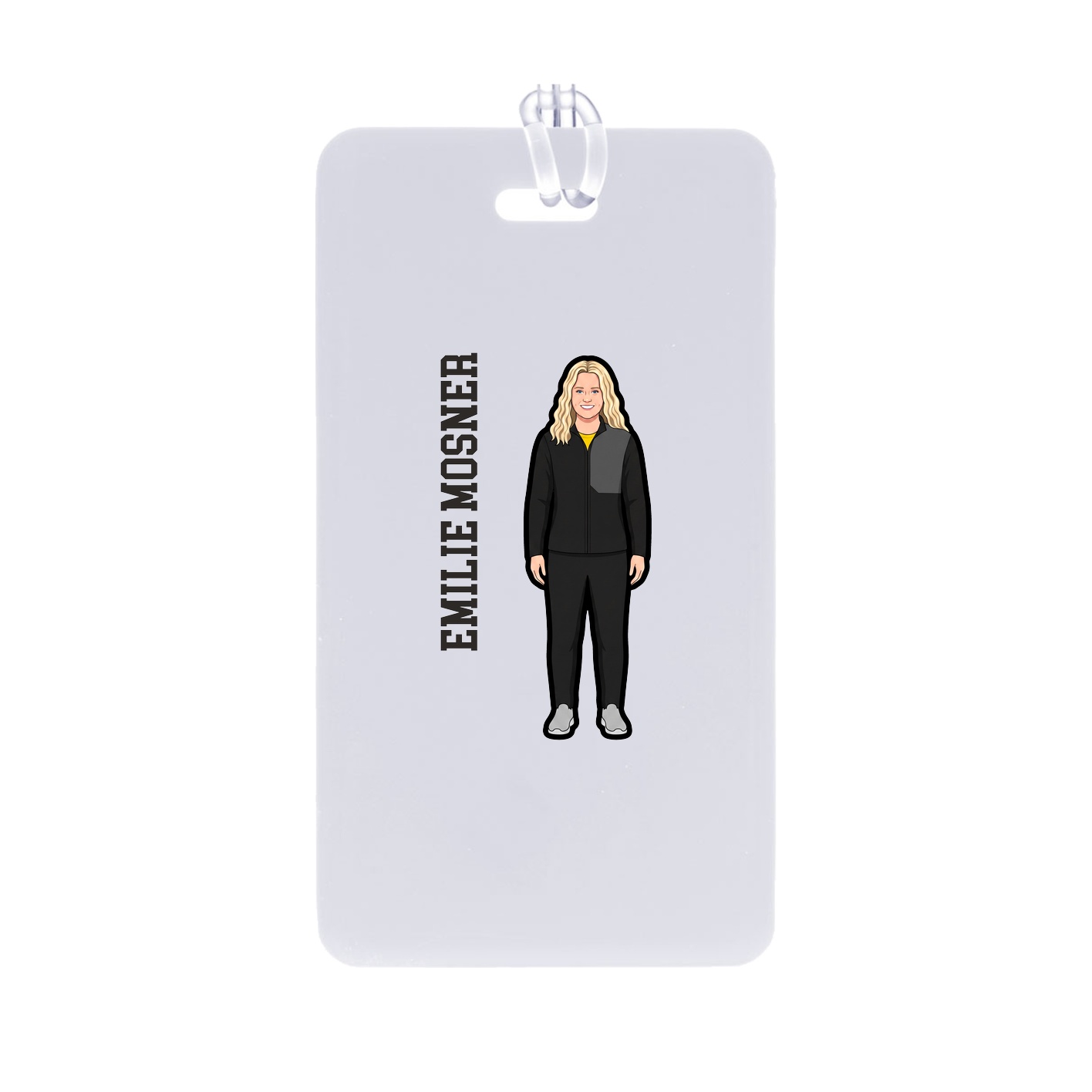 Bag Tag — Name Vertical in Classic