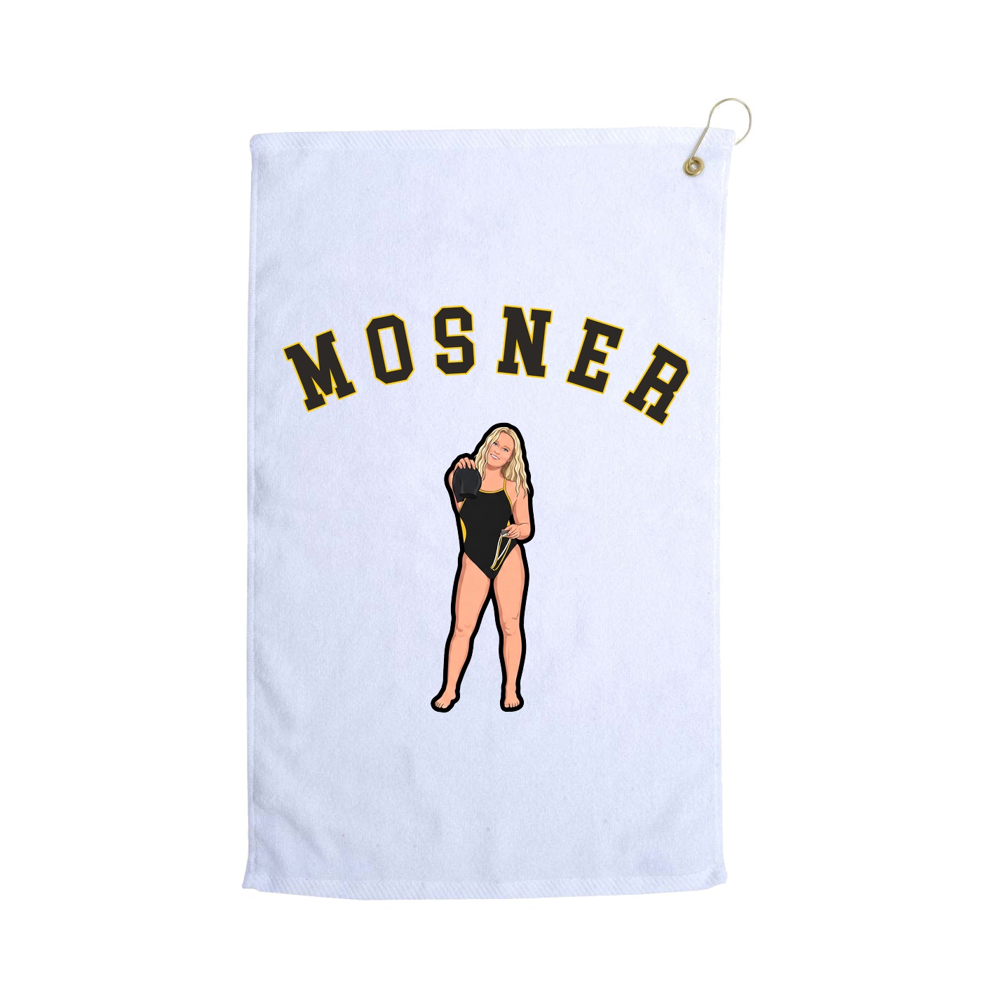 Golf Towel — Shirsey Arch in White