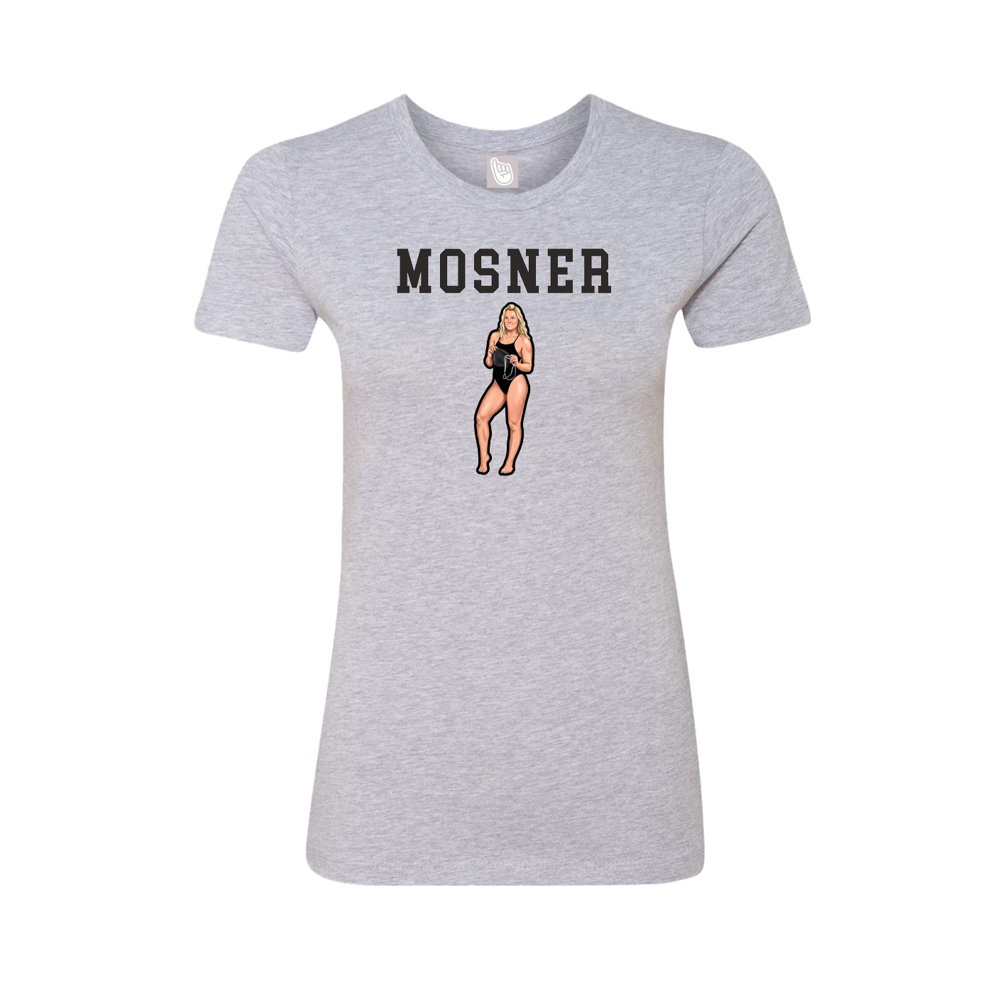 Fitted Women's Tee — Shirsey in Grey
