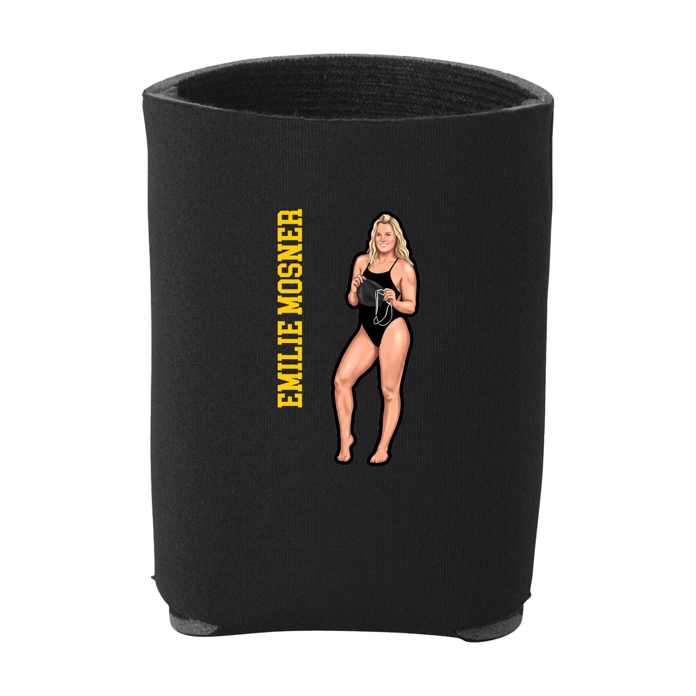 Can Holder — Name Vertical in Black