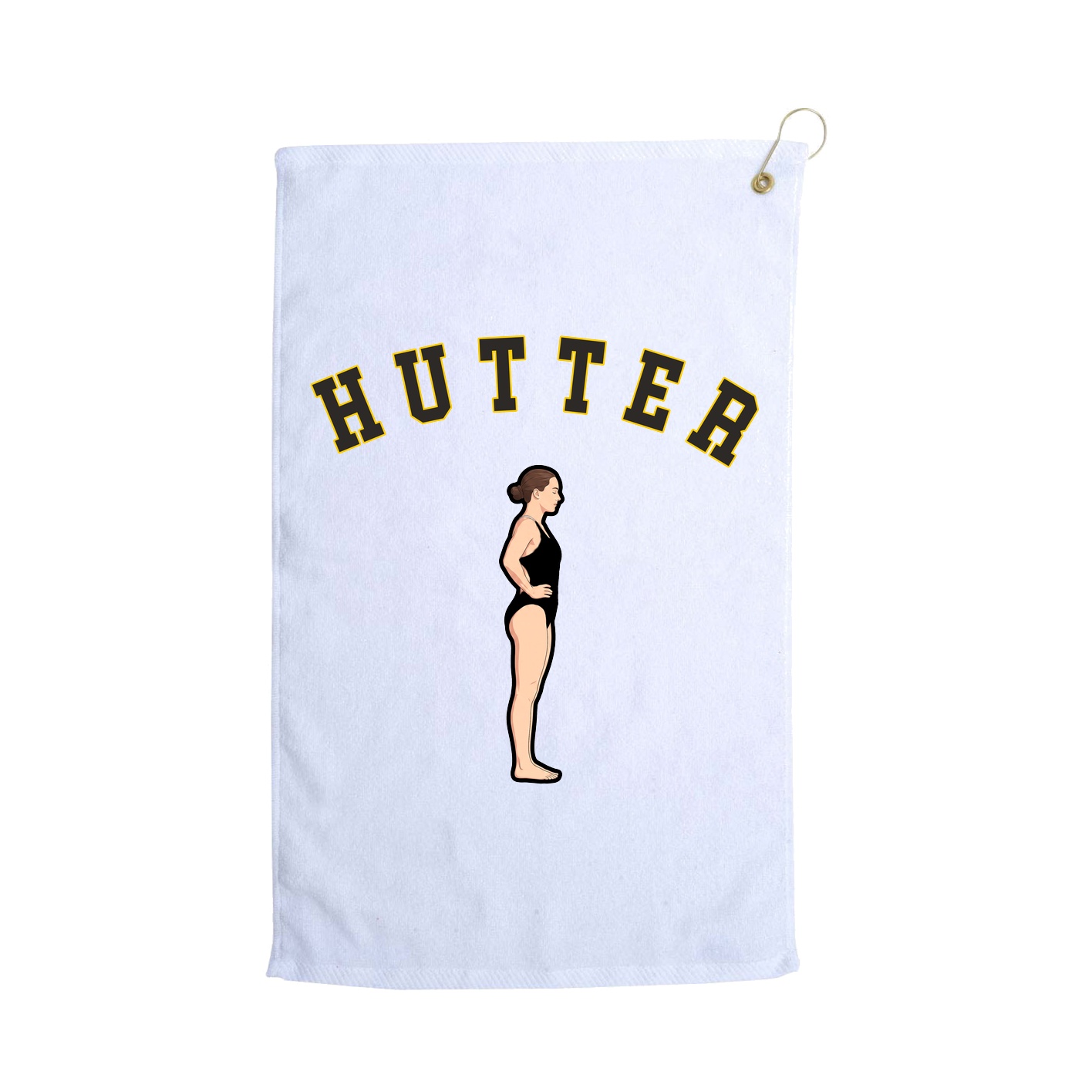 Golf Towel — Shirsey Arch in White