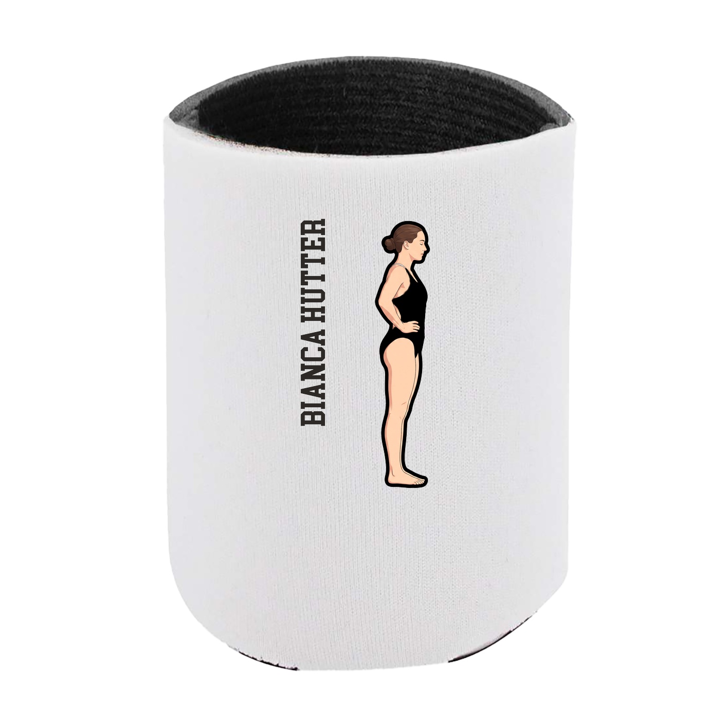 Can Holder — Name Vertical in White