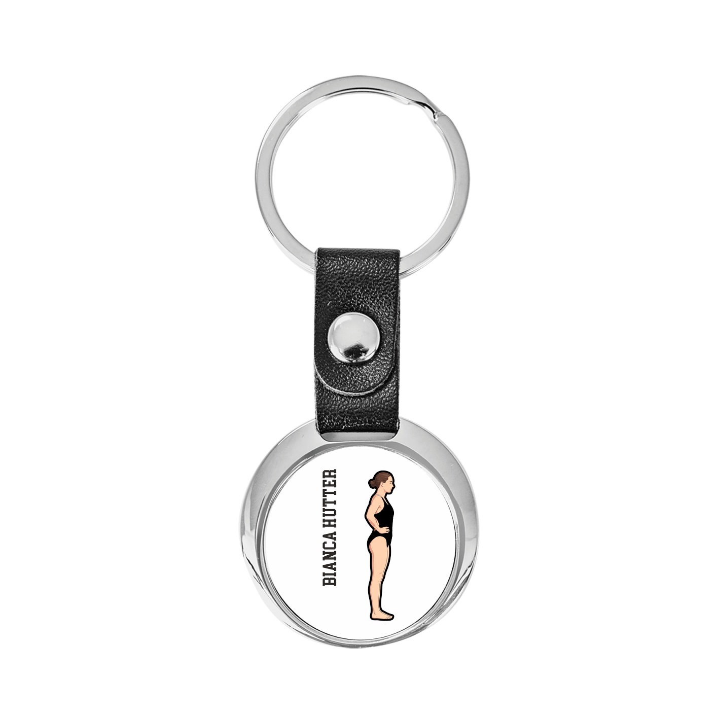 Key Chain — Name Vertical in Classic