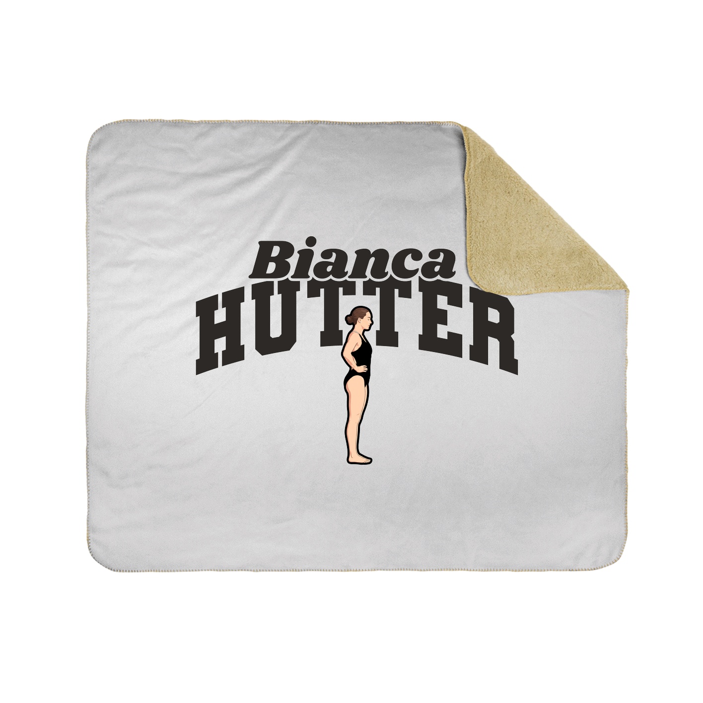 Throw Blanket — Signature Arch in White