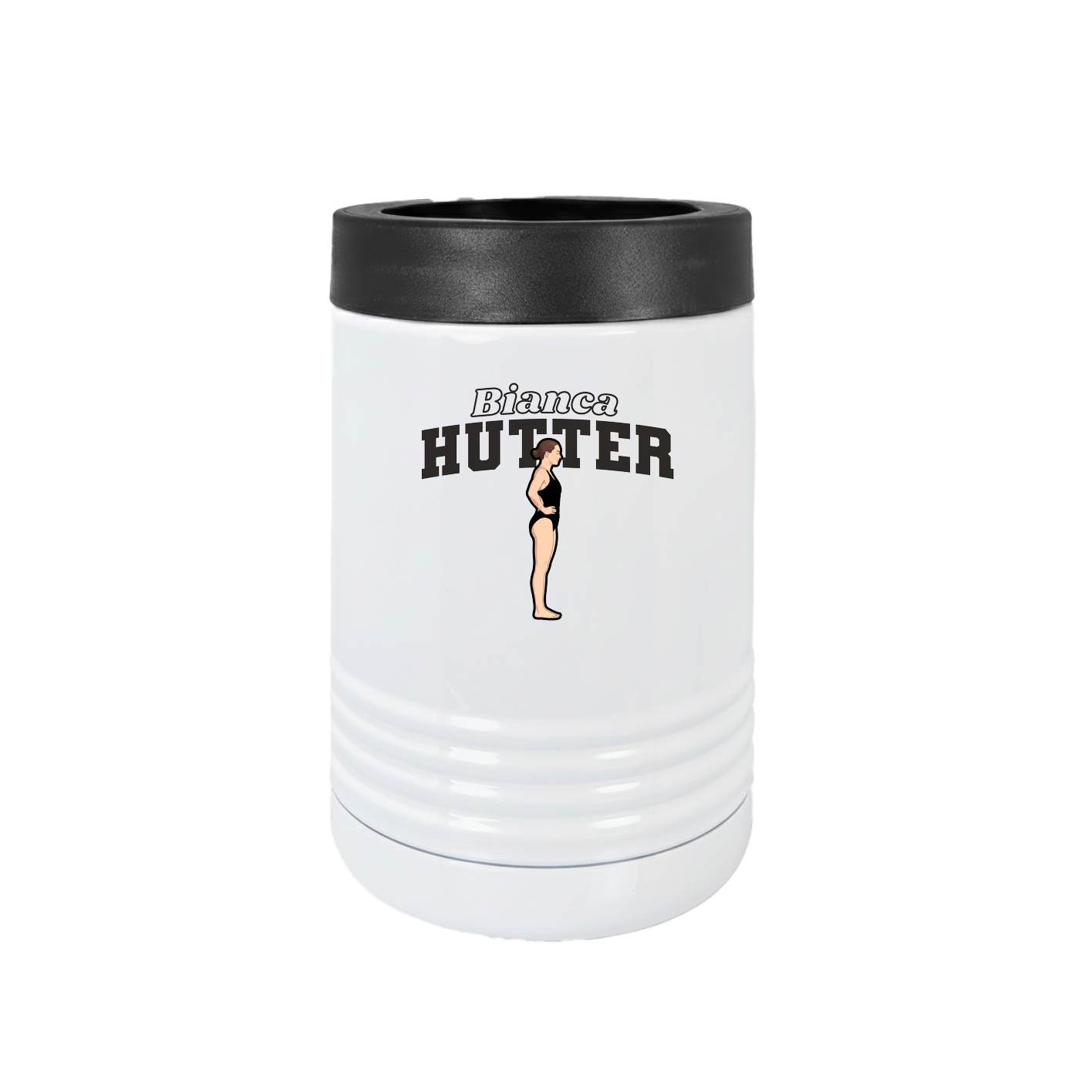 Beverage Holder — Name Arch in White