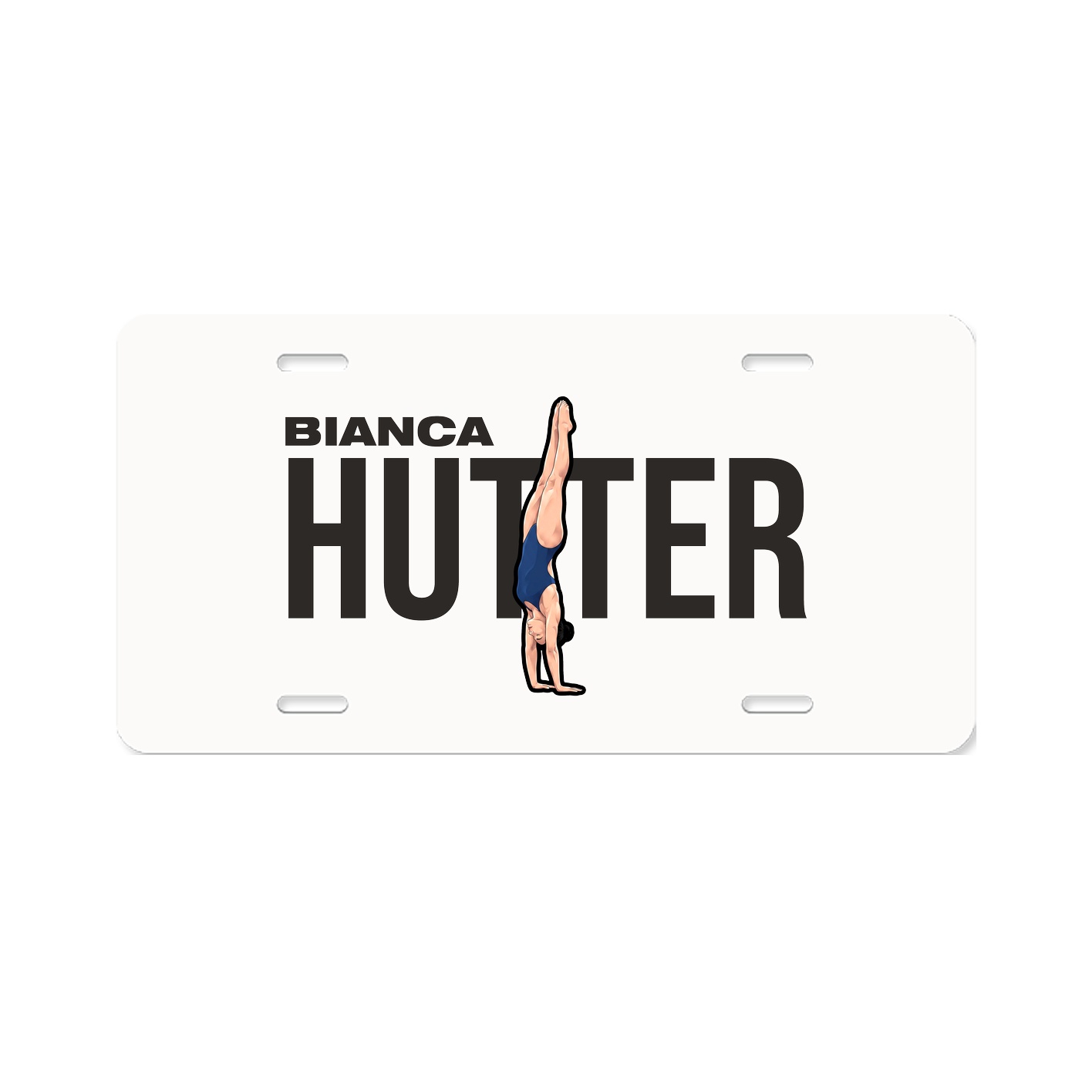 License Plate — Player Name in Classic