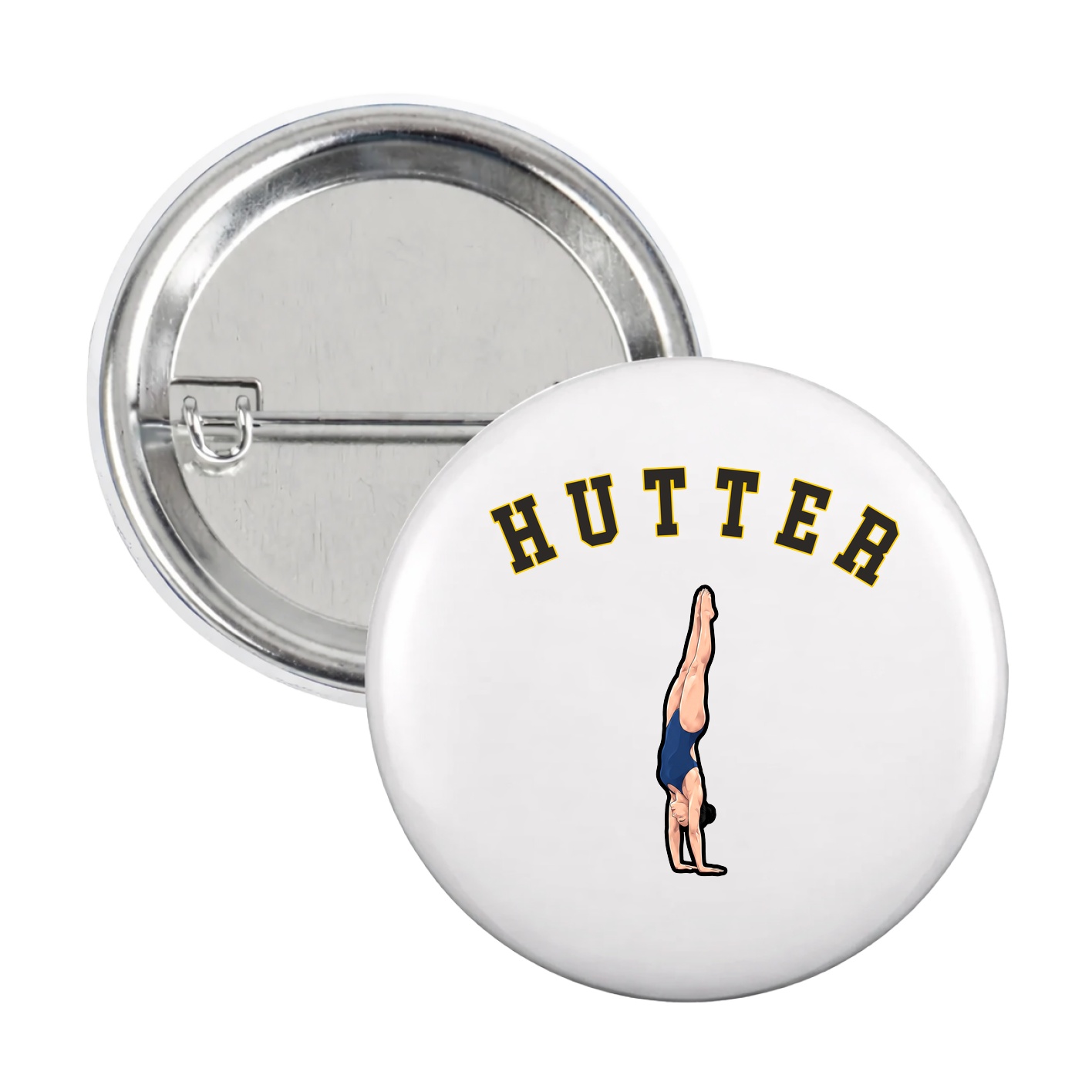 Game Day Button — Shirsey Arch in White