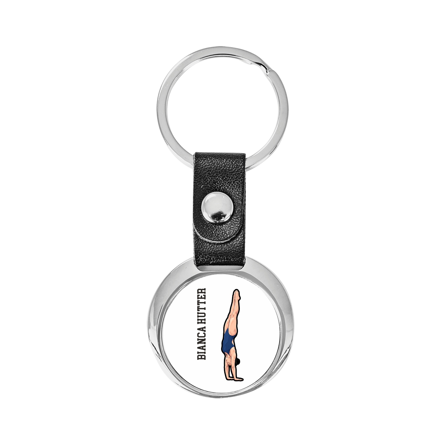 Key Chain — Name Vertical in Classic