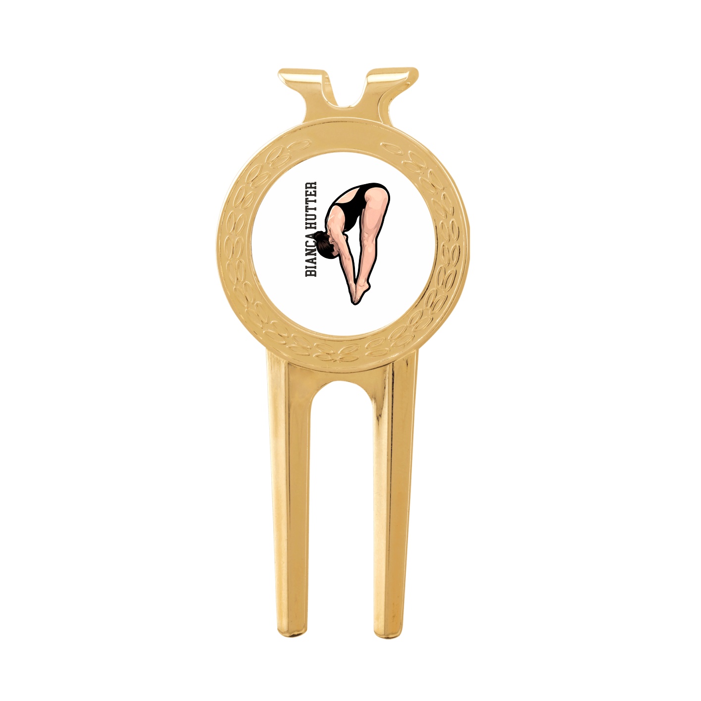 Divot Tool with Ball Marker — Name Vertical in Classic