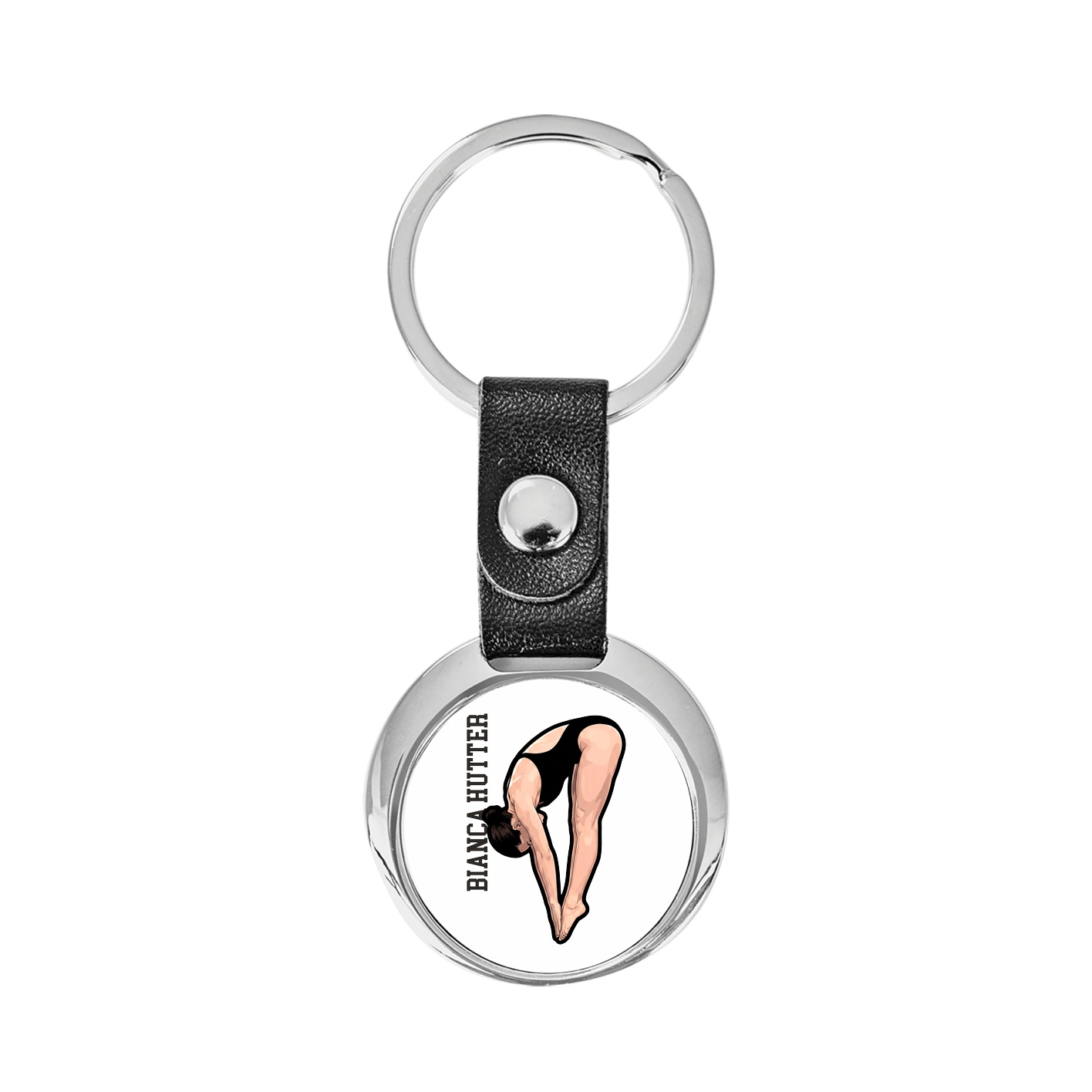 Key Chain — Name Vertical in Classic