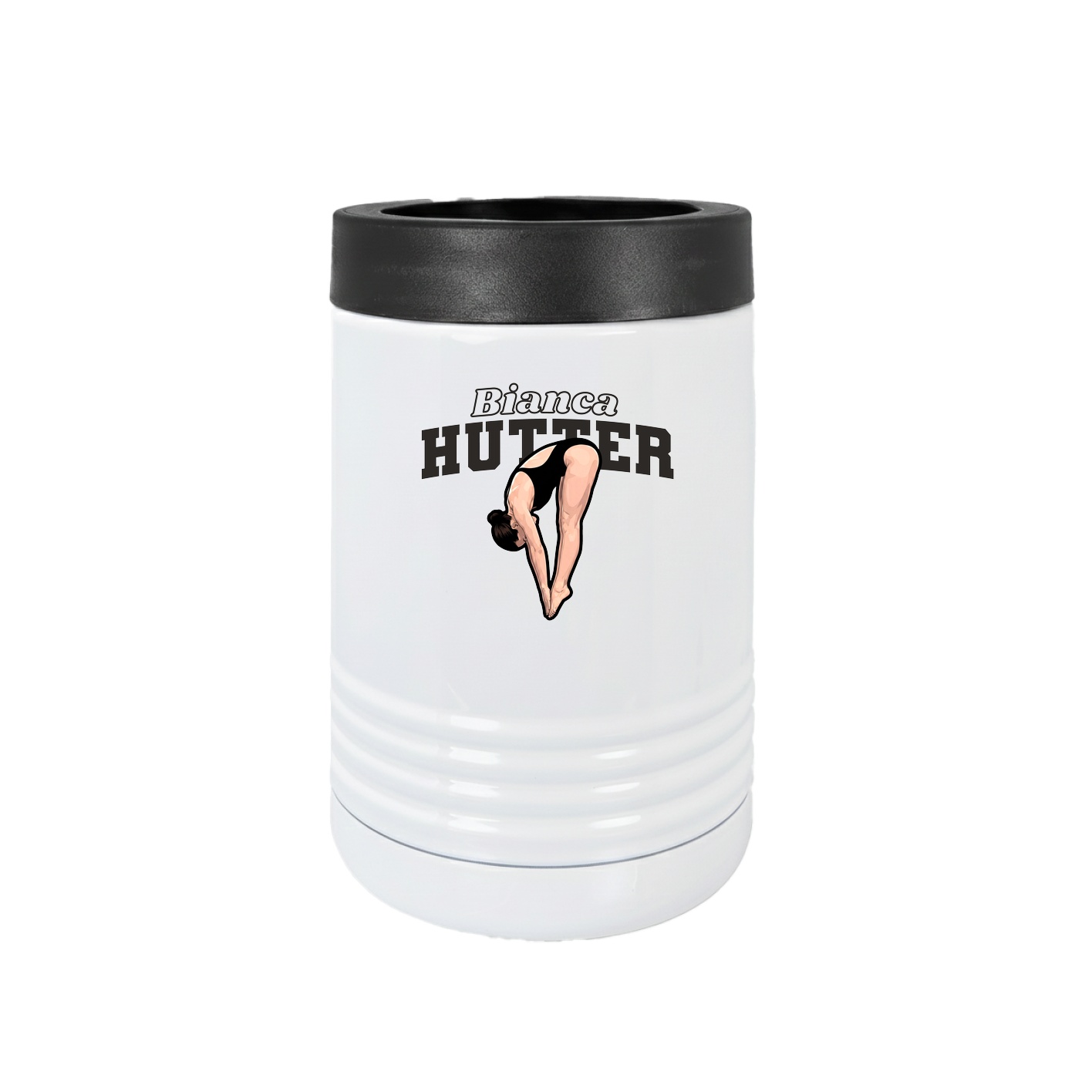 Beverage Holder — Name Arch in White