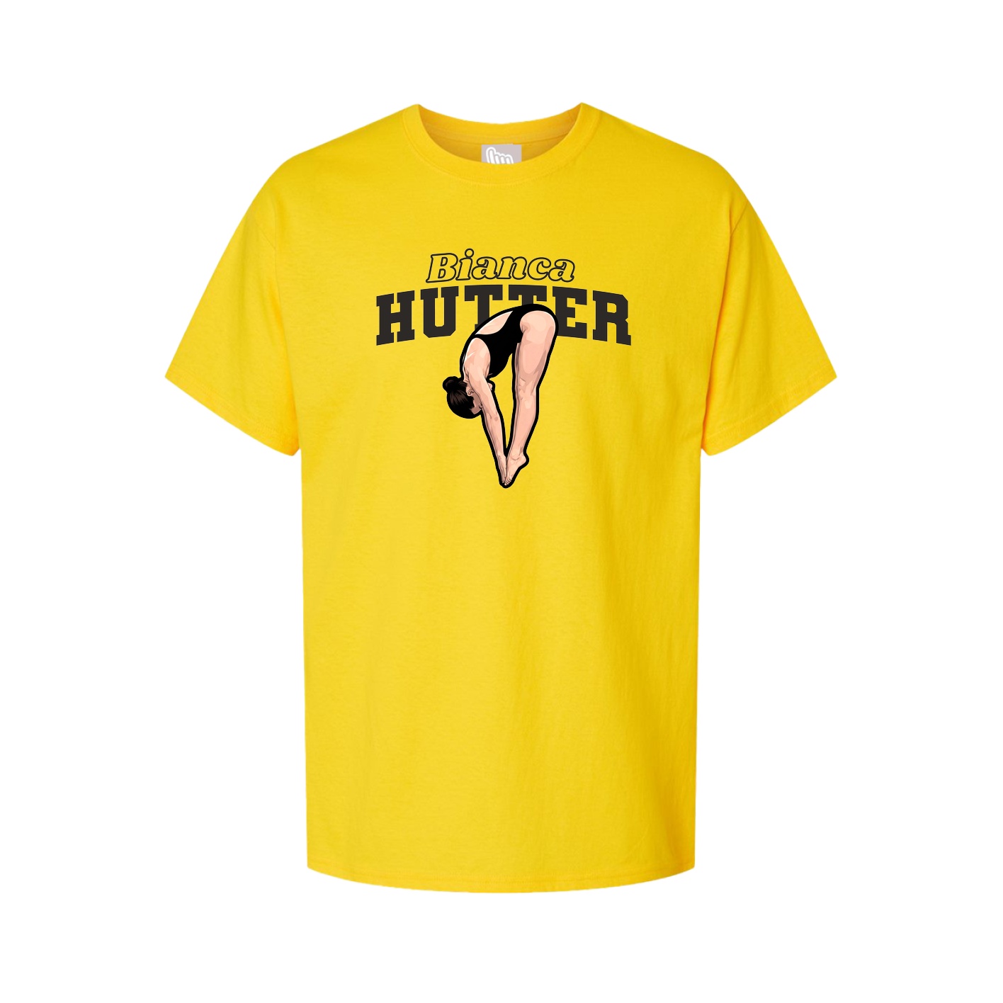 Youth Tee — Name Arch in Gold
