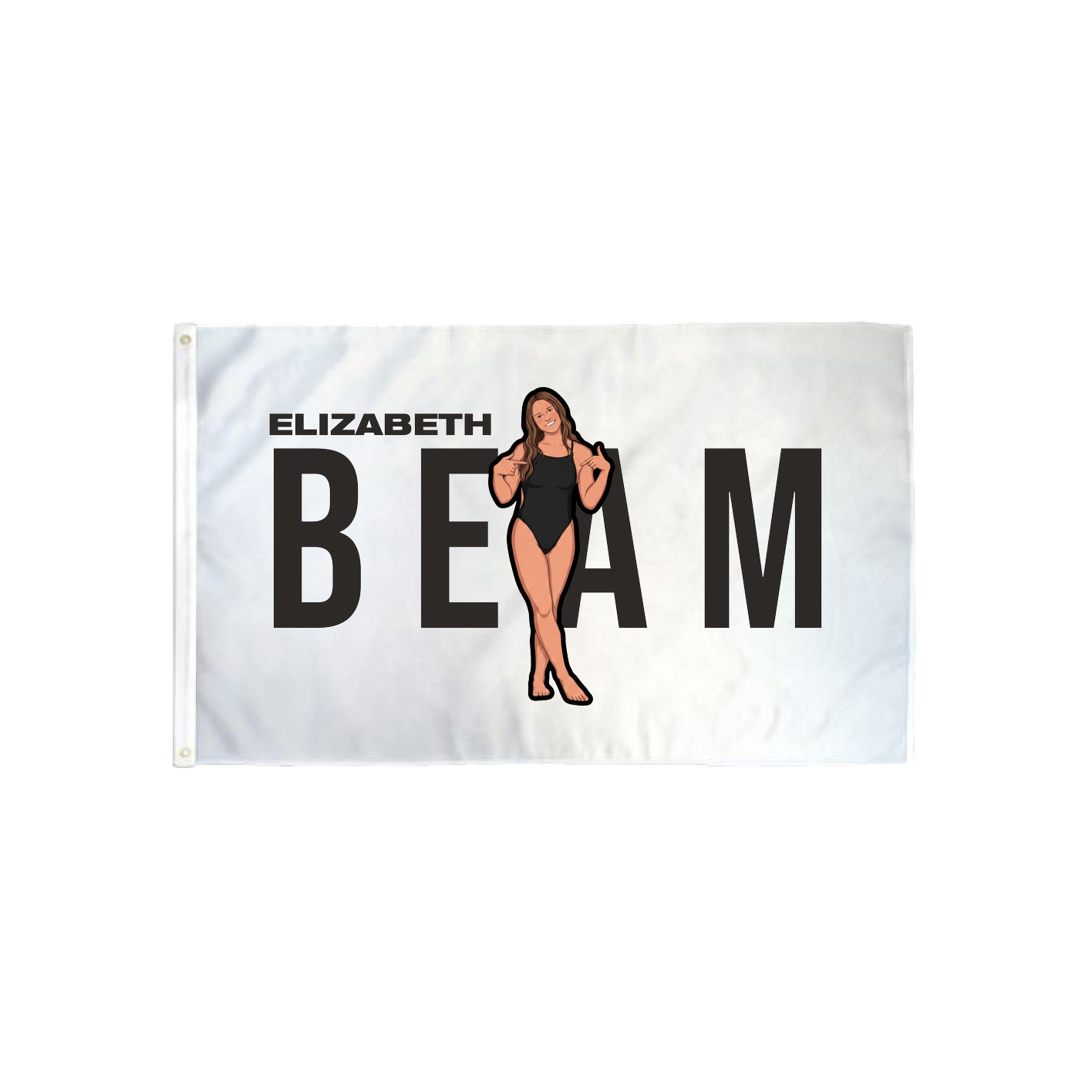 3x5 Flag — Player Name in Classic