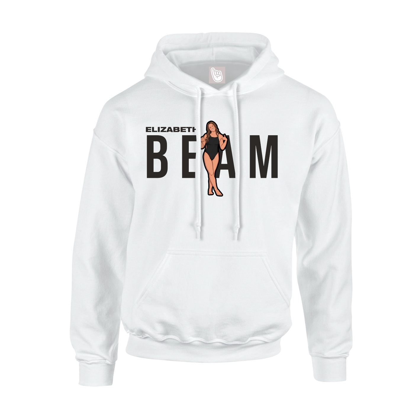 Hoodie — Player Name in White